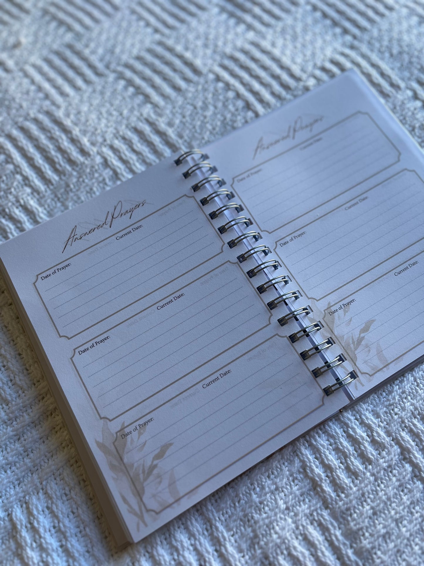 Personalised Brown Guided Prayer Journal