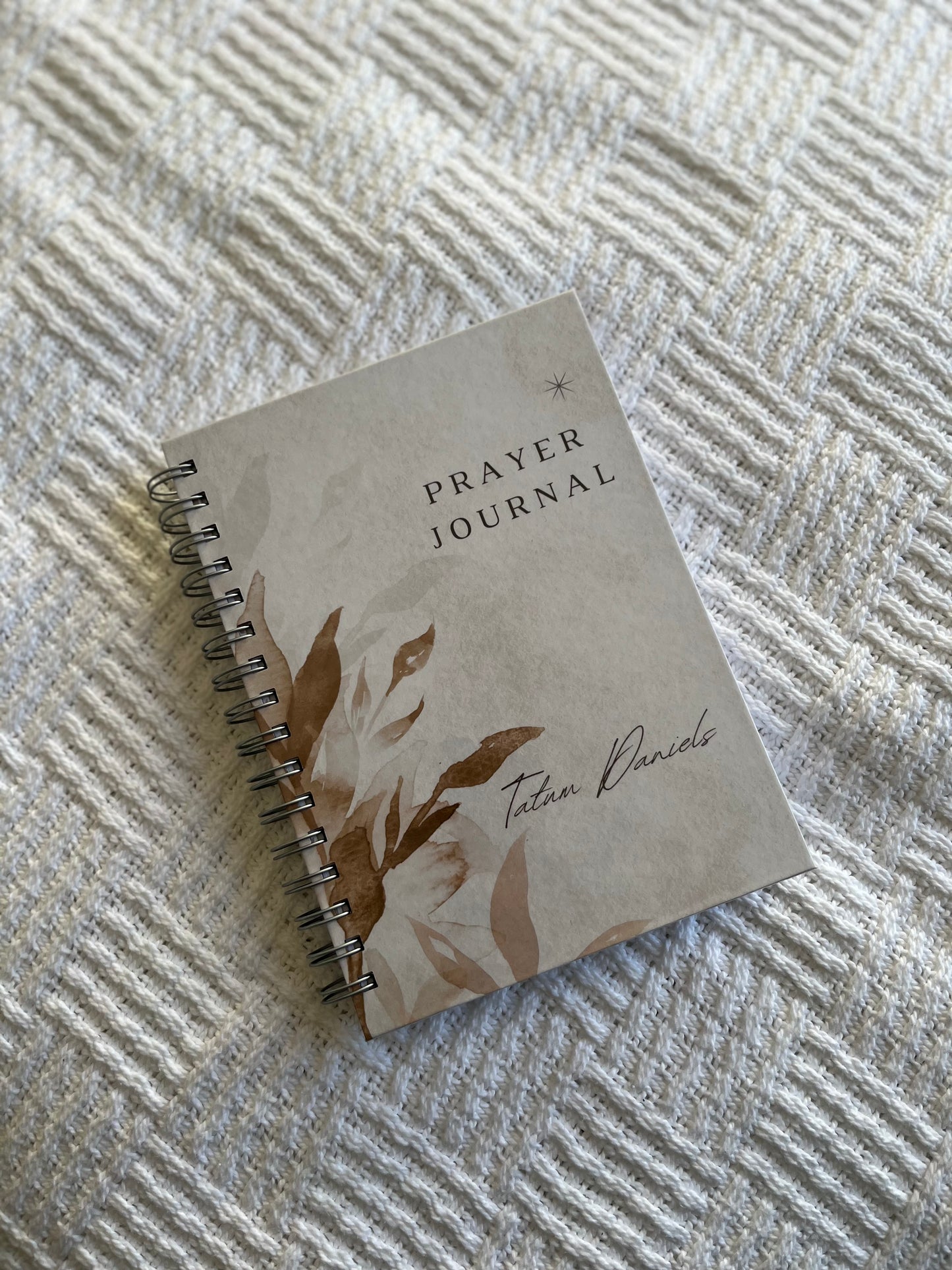 Personalised Christian Prayer journal for women, thoughtful gift idea
