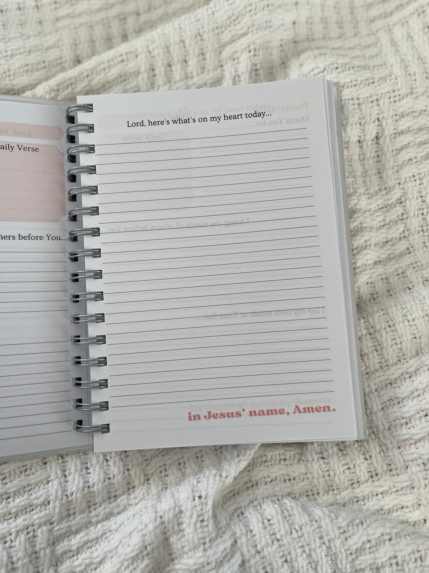 Personalised Guided Prayer Journal