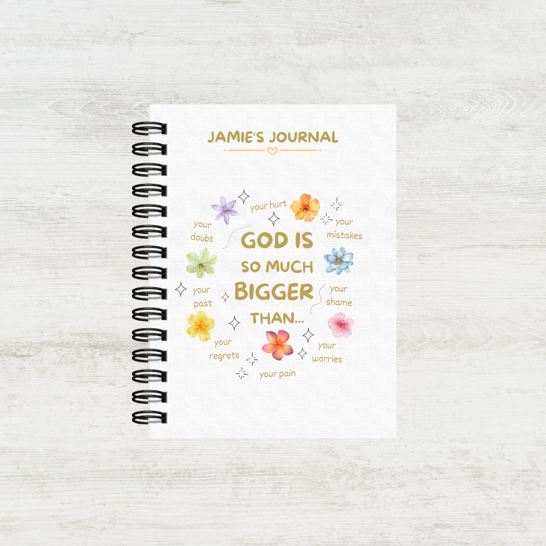 Personalised Prayer and Bible Study Journal in One