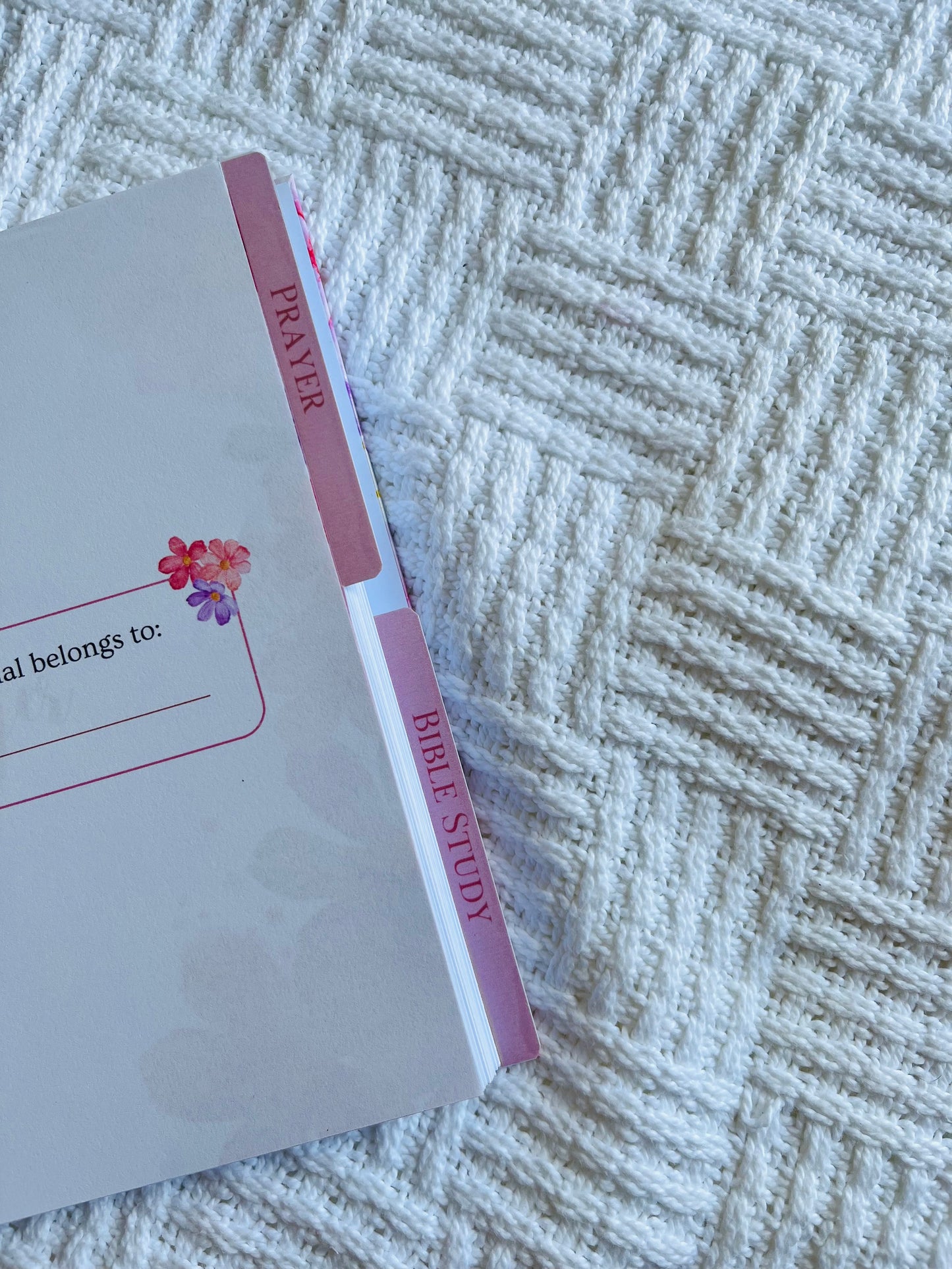 Personalised Floral Prayer & Bible Study Journal in One