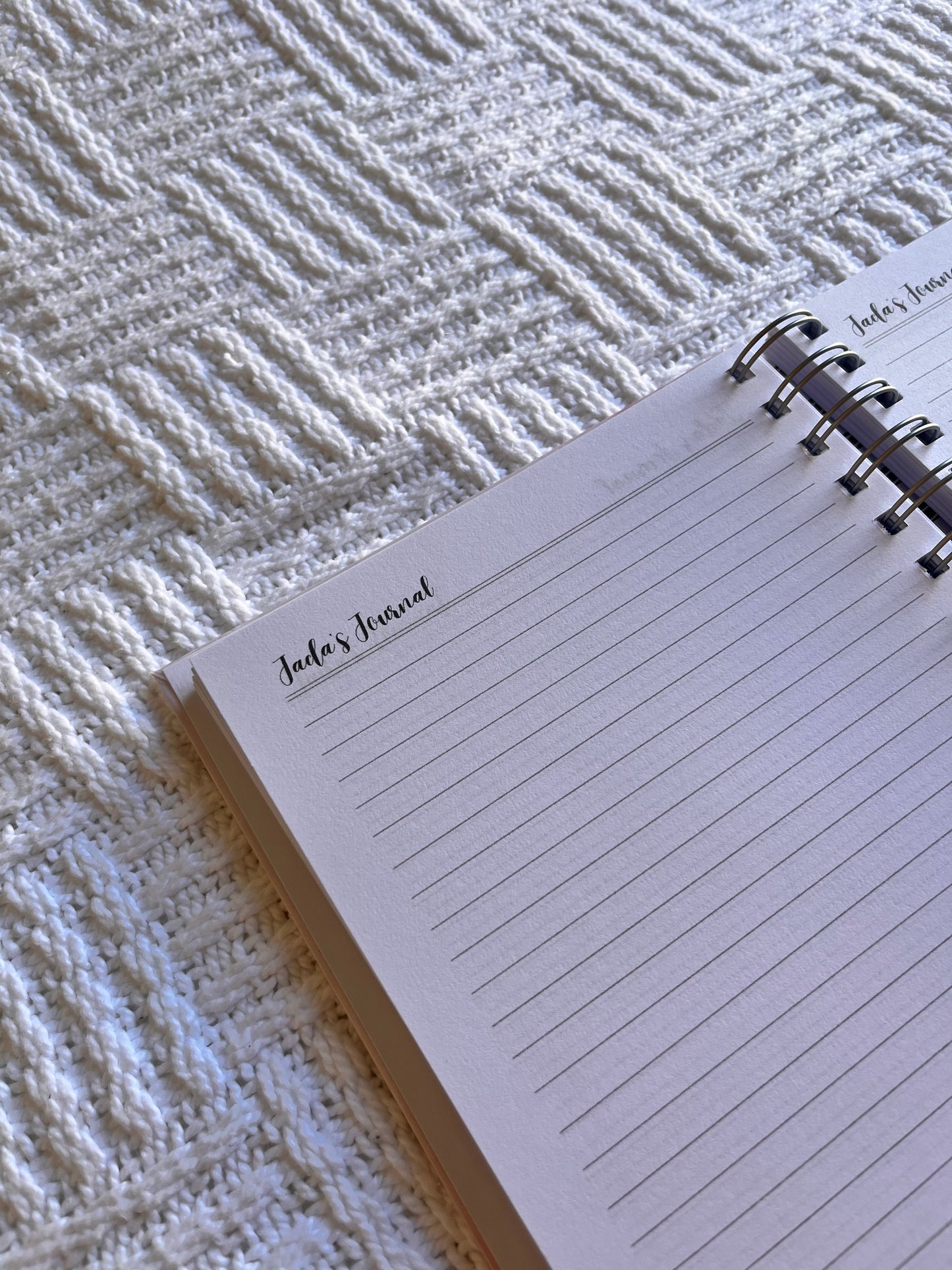 Personalised Butterfly Daily Journal with Personalised Pages & Footnotes
