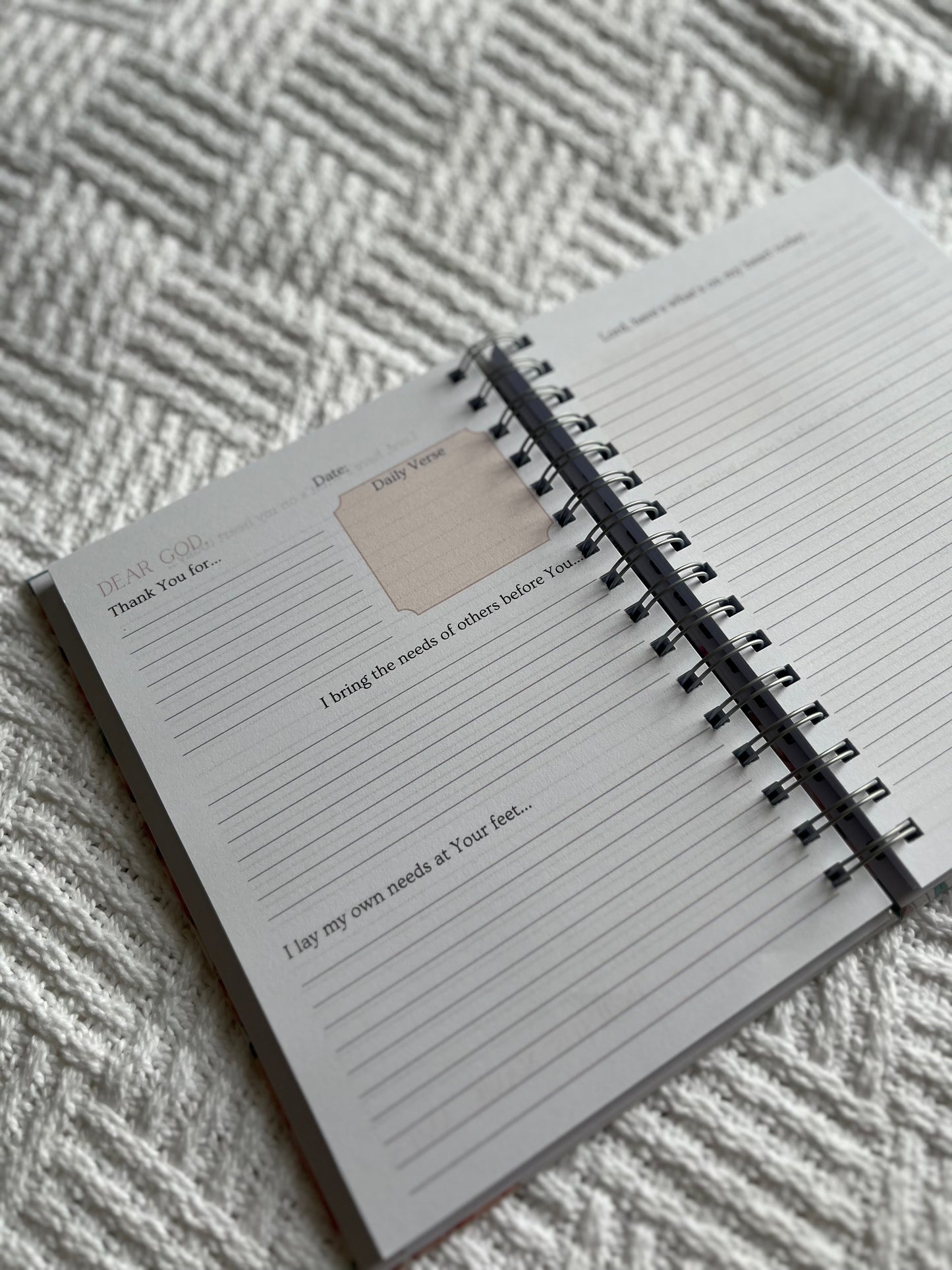 Personalised Rose Guided Prayer Journal