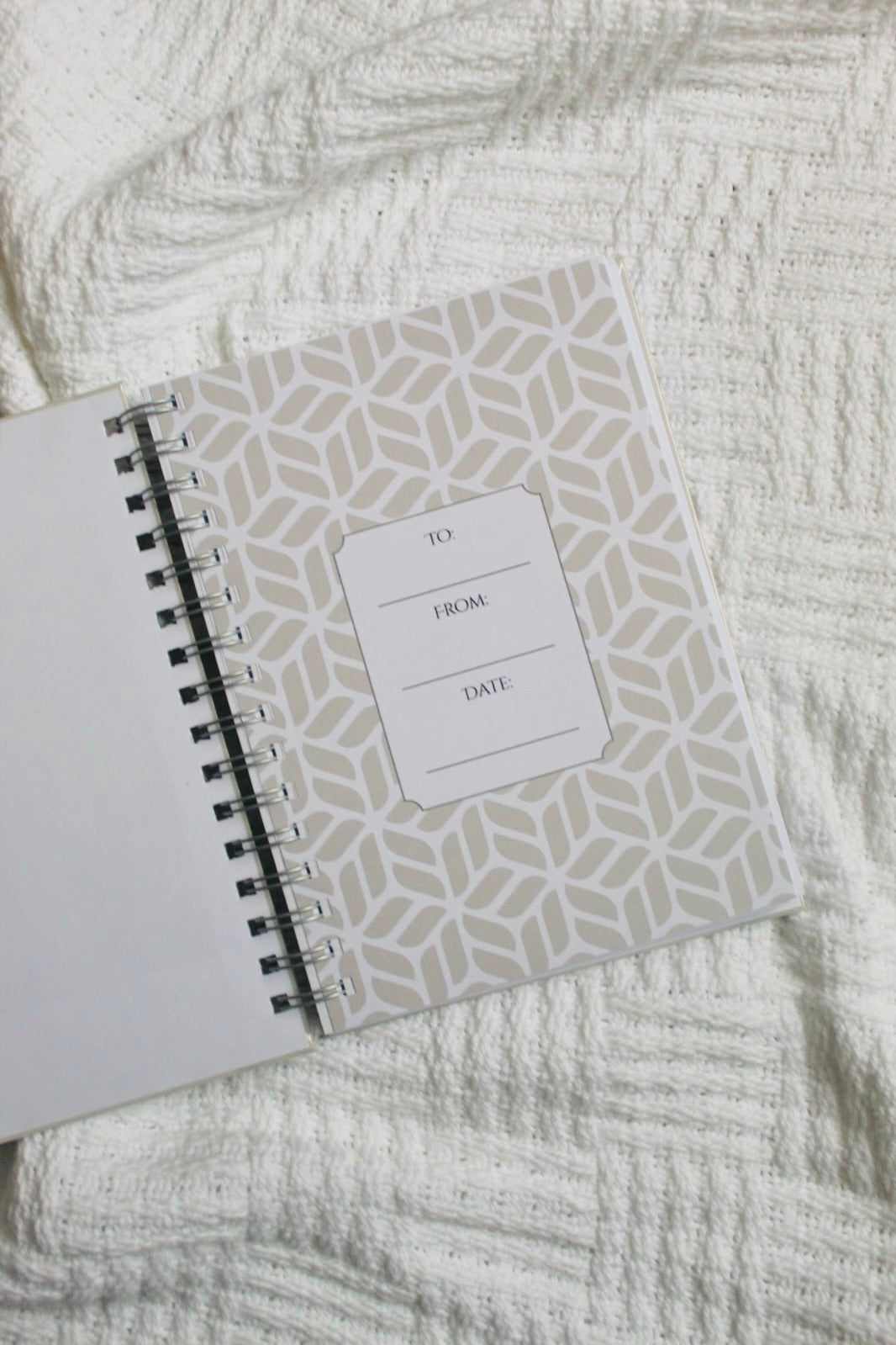 Personalised Monogram Notebook for Women (Multiple Colours)