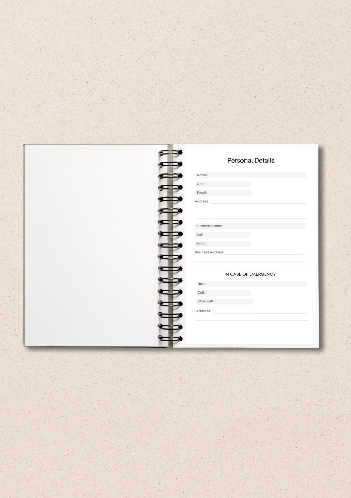Customisable 2026 Undated Diary