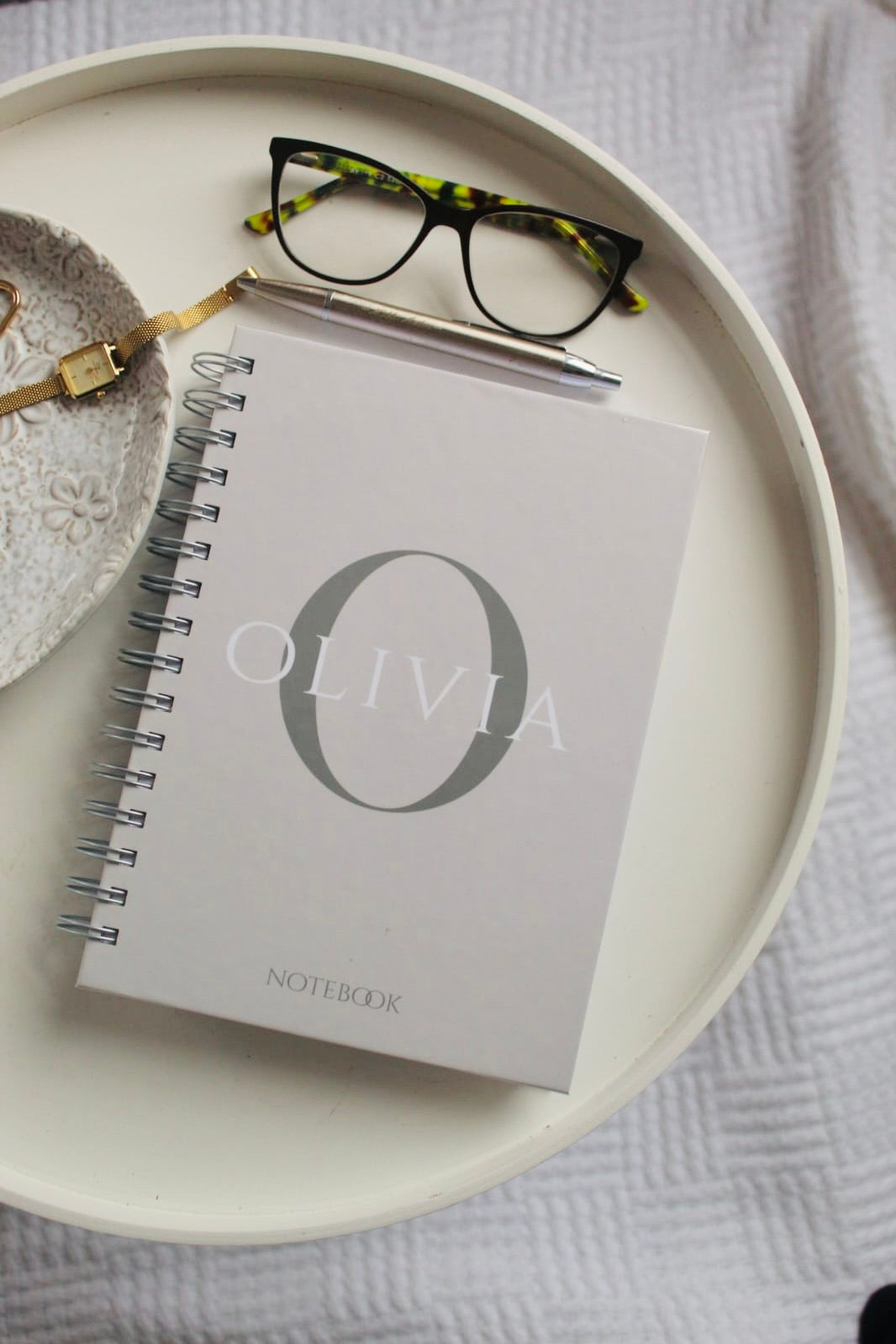 Personalised Monogram Notebook for Women (Multiple Colours)