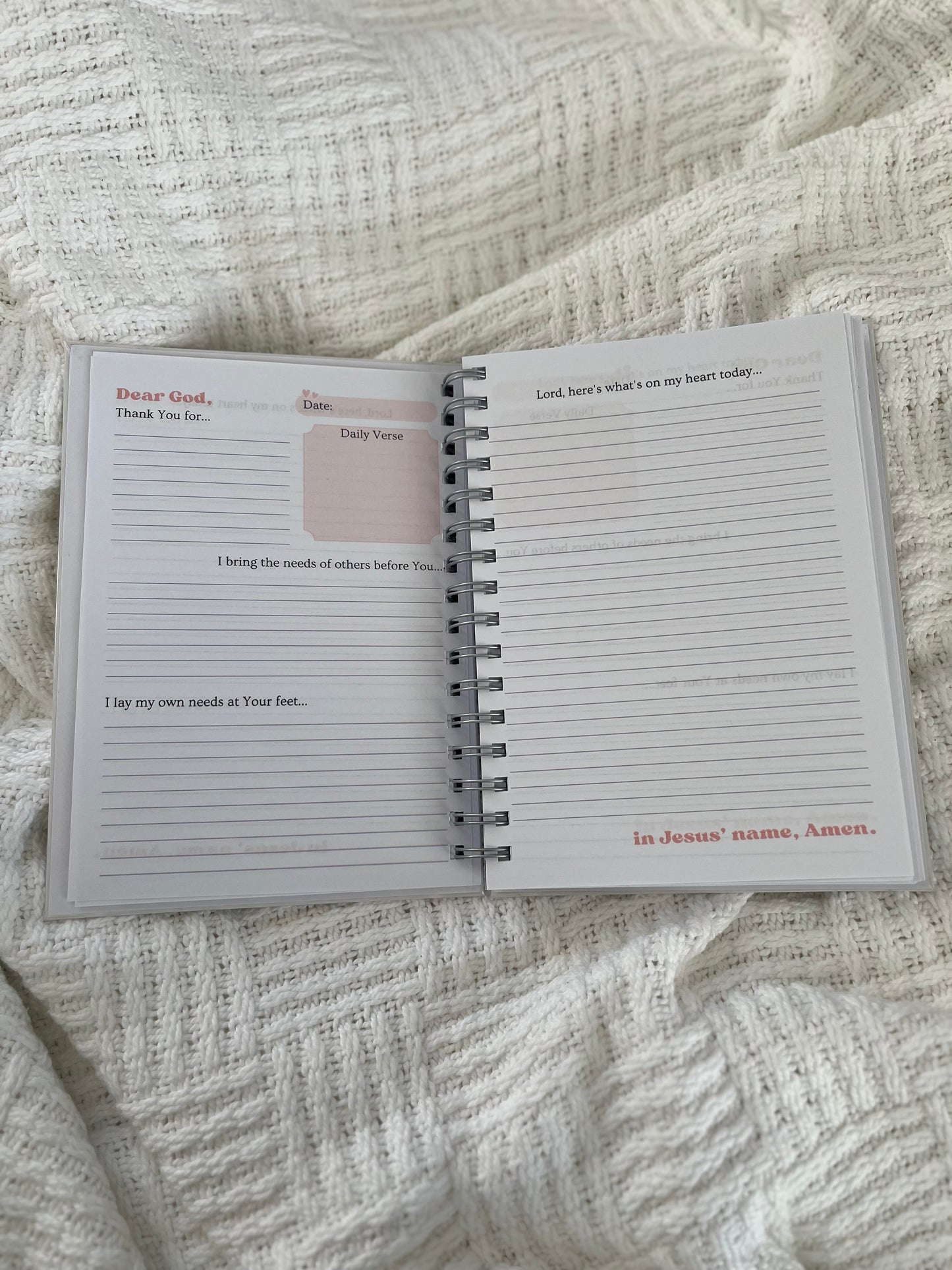 Personalised Guided Prayer Journal