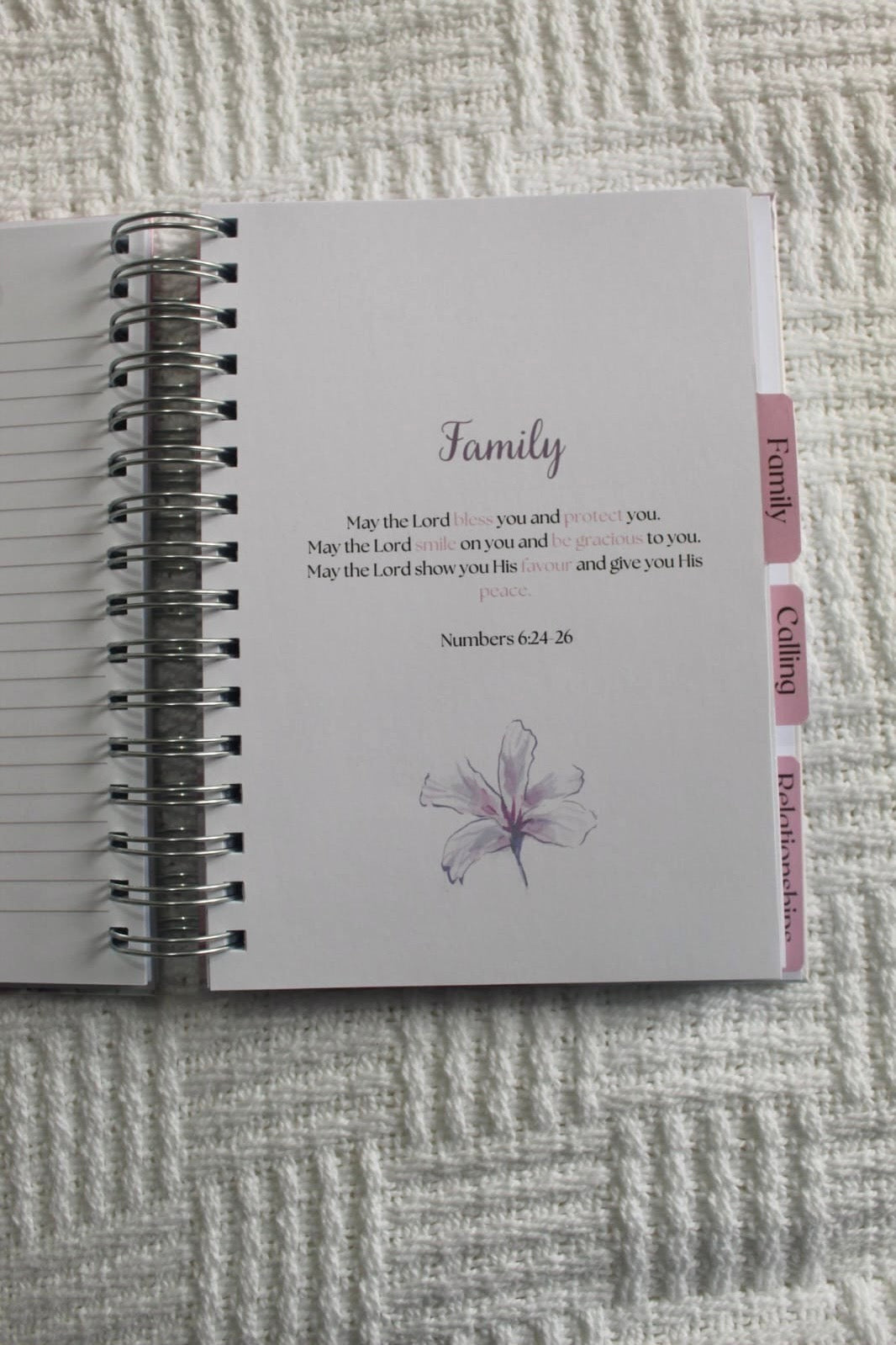 Personalised Christian prayer journal for women