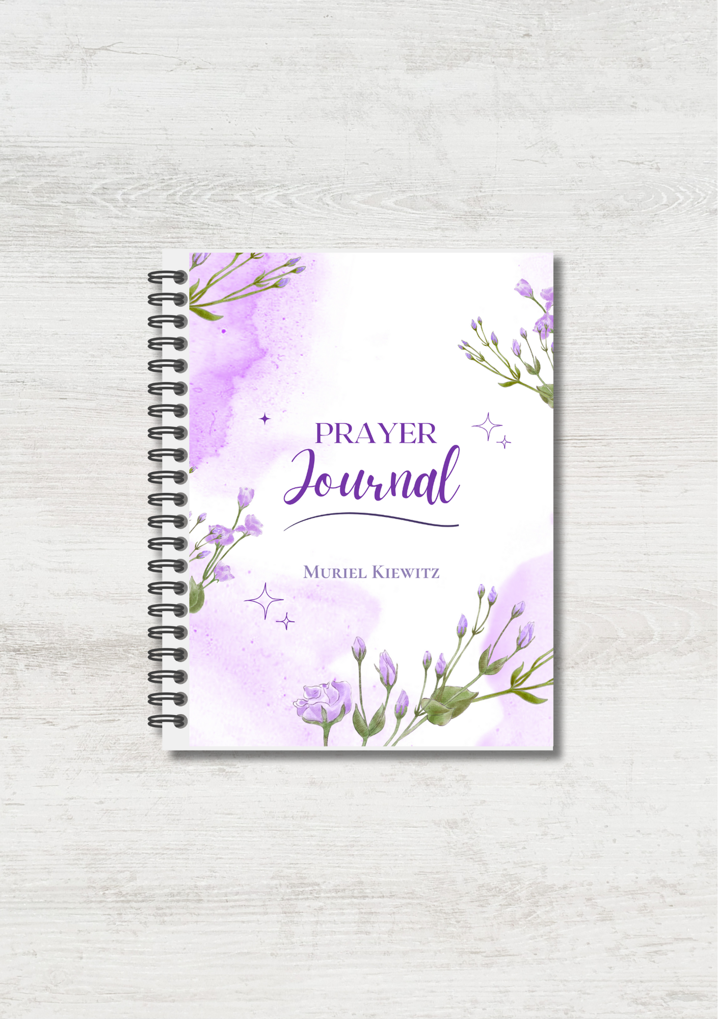 Purple Prayer Journal with Sections