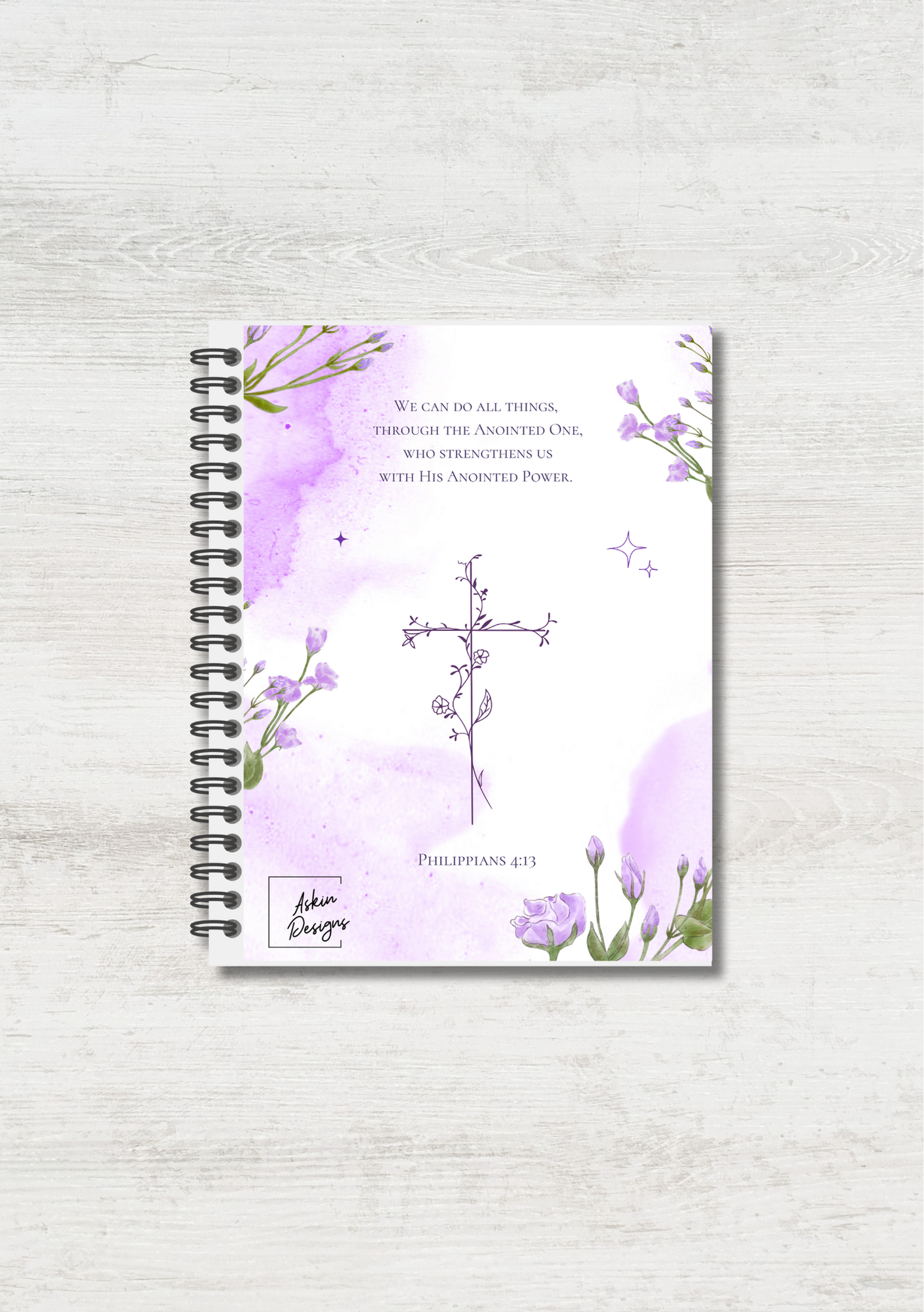 Purple Prayer Journal with Sections