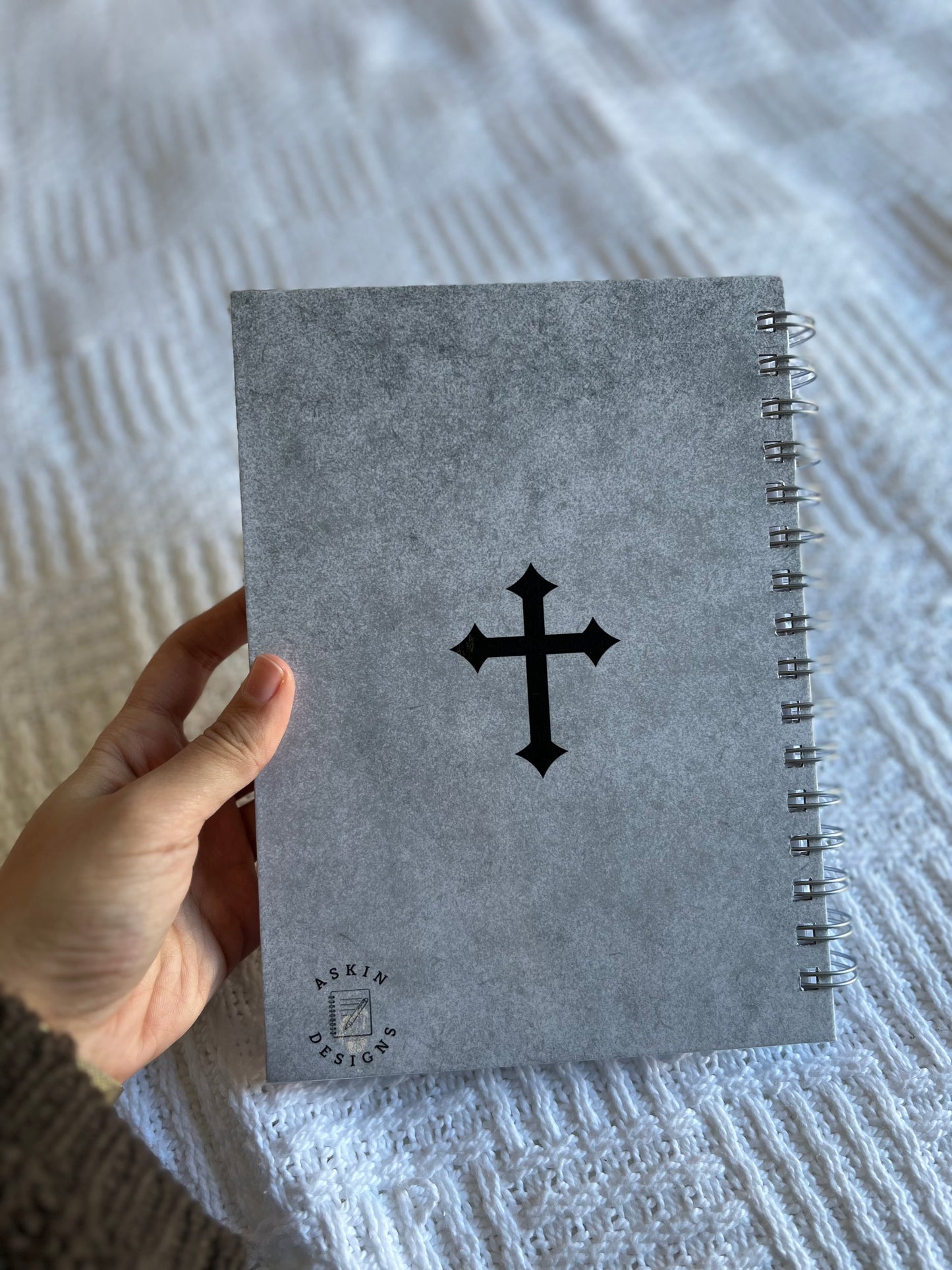 Personalised Christian Bible study journal with the SOAP Method, for men