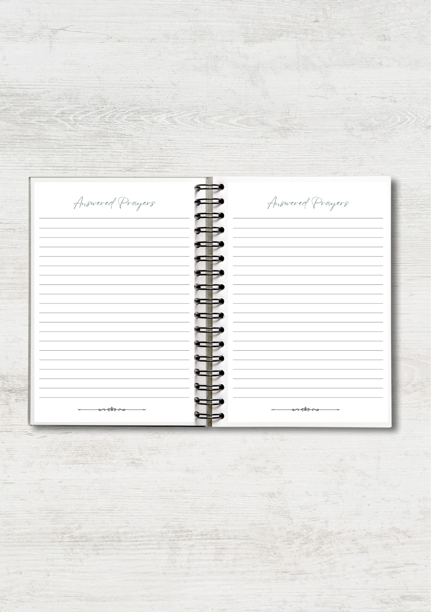 Eucalyptus Leaf Prayer Journal with Sections