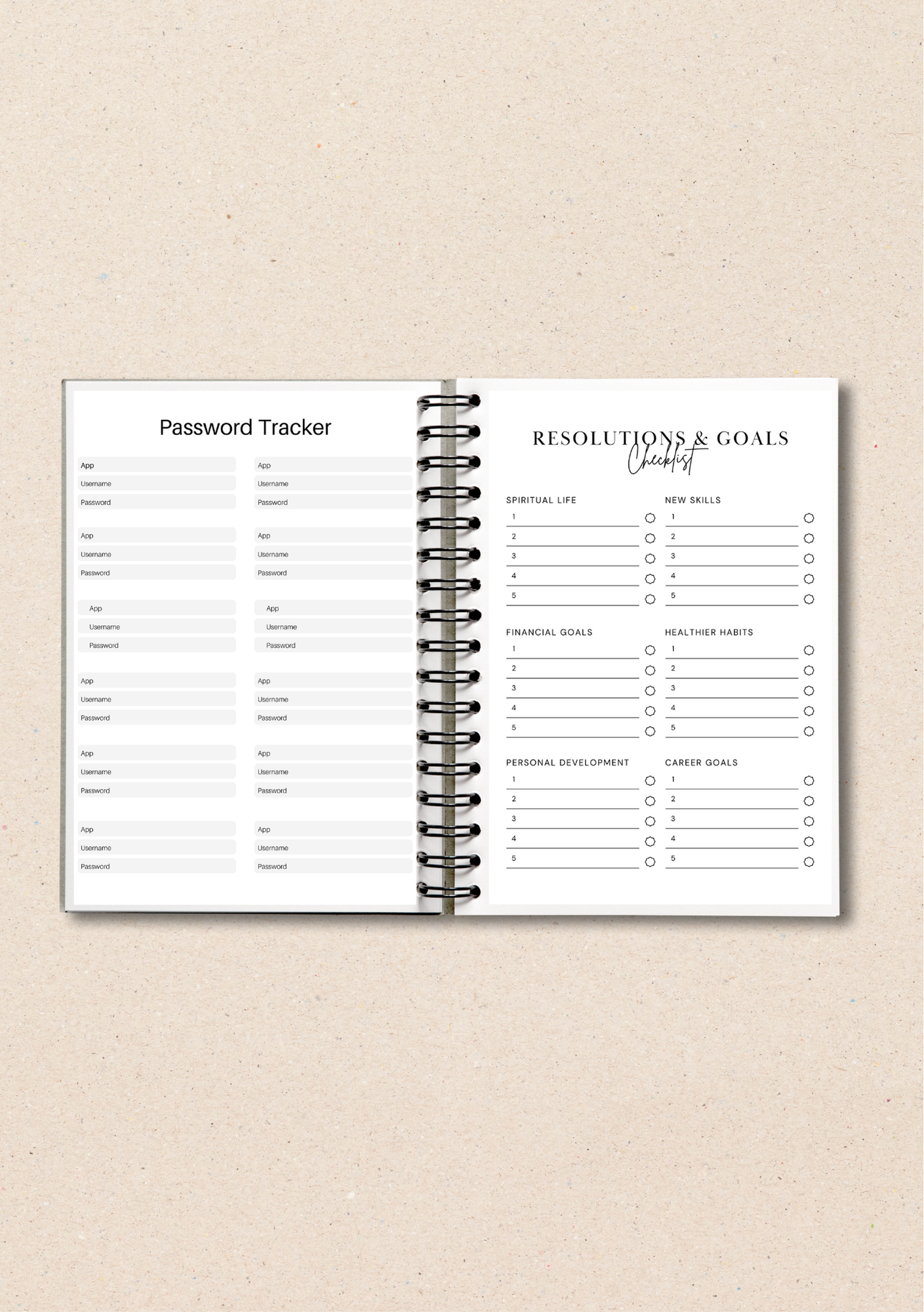 Customisable 2026 Undated Diary