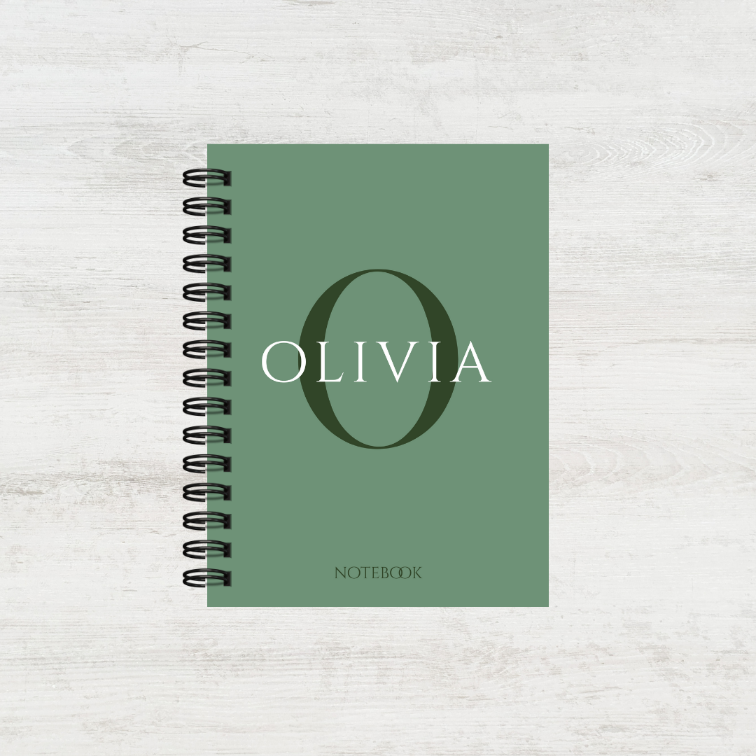 Personalised Monogram Notebook for Women (Multiple Colours)