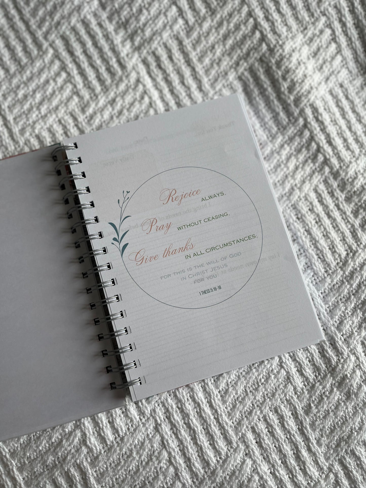 Personalised Rose Guided Prayer Journal