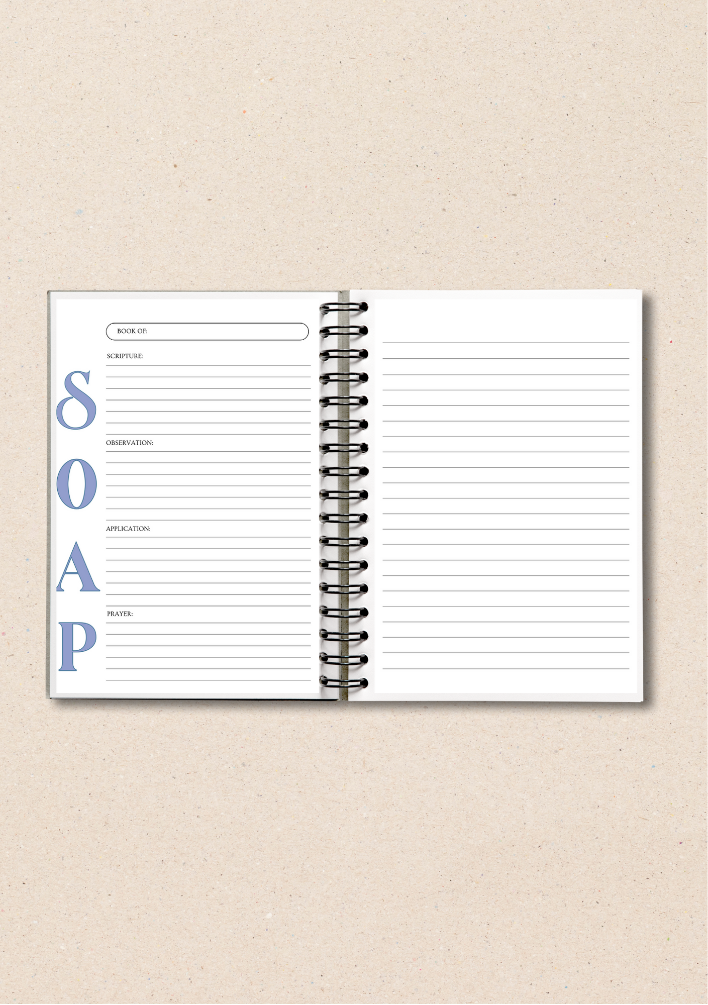 Customisable Prayer and Bible Study Journal in One