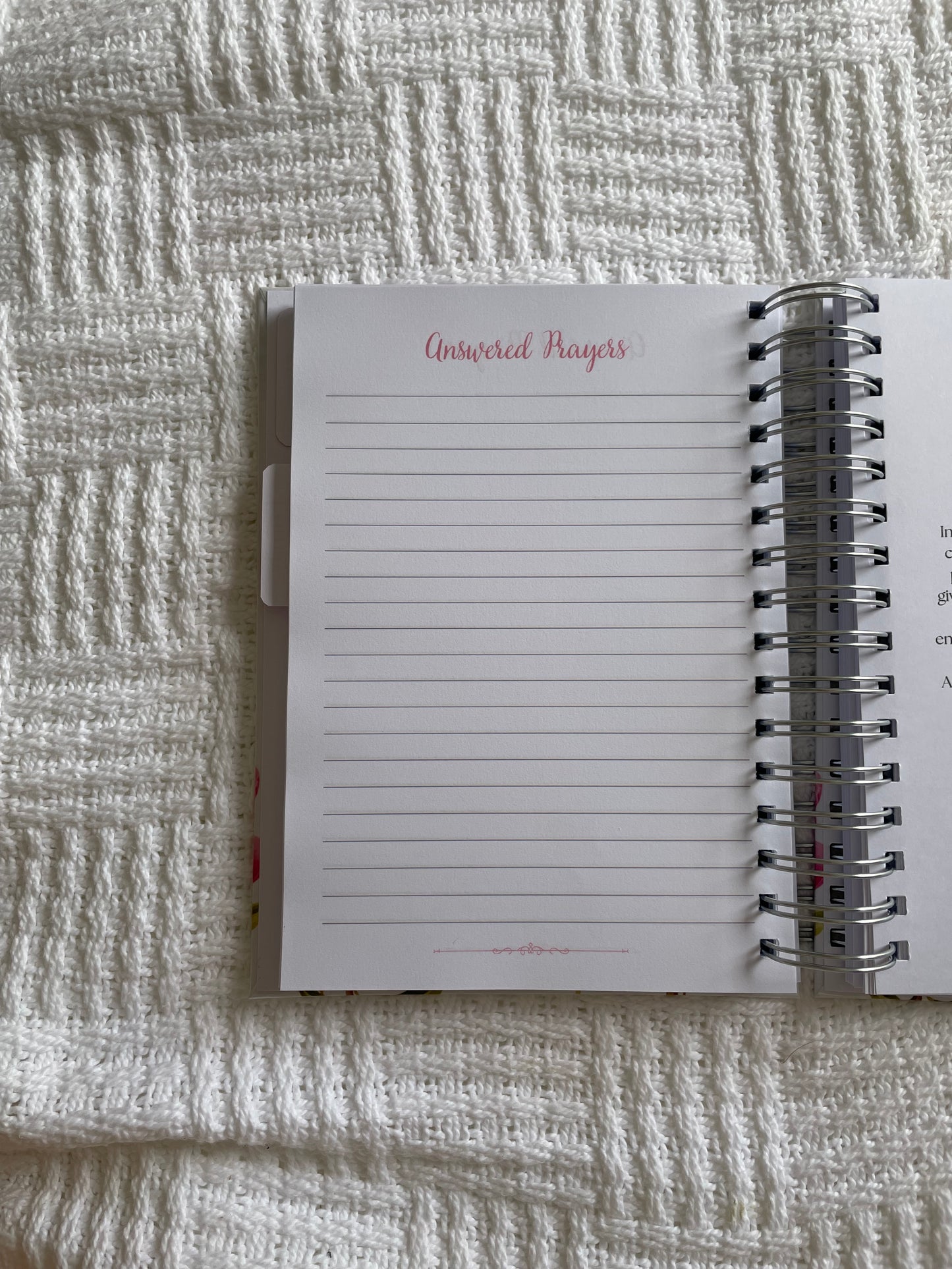 Personalised A5 Christian Prayer Journal with Bible verses for women--thoughtful gift idea