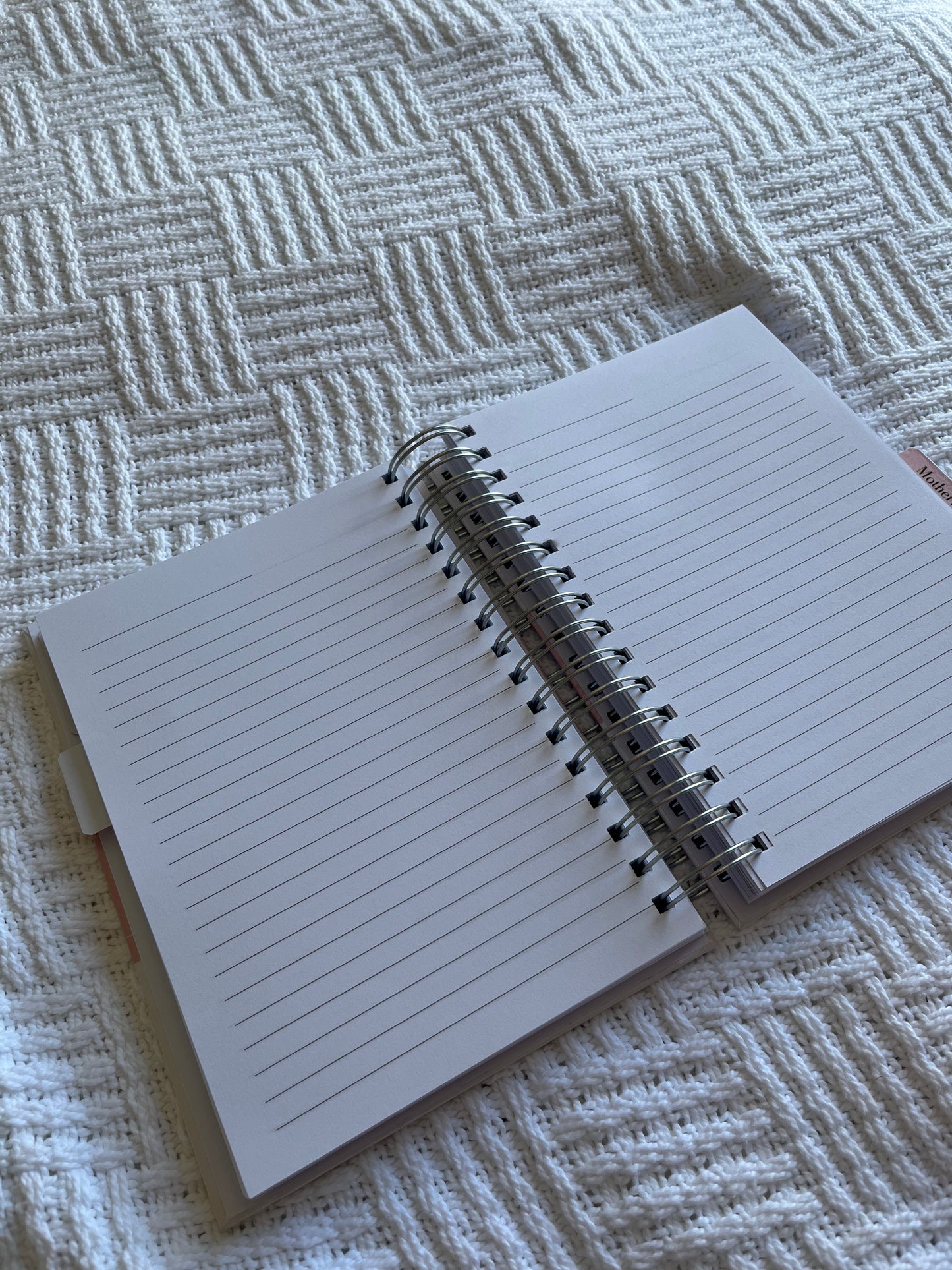 Personalised Devotional Journal for Mothers & Wives in Floral Pink and Yellow