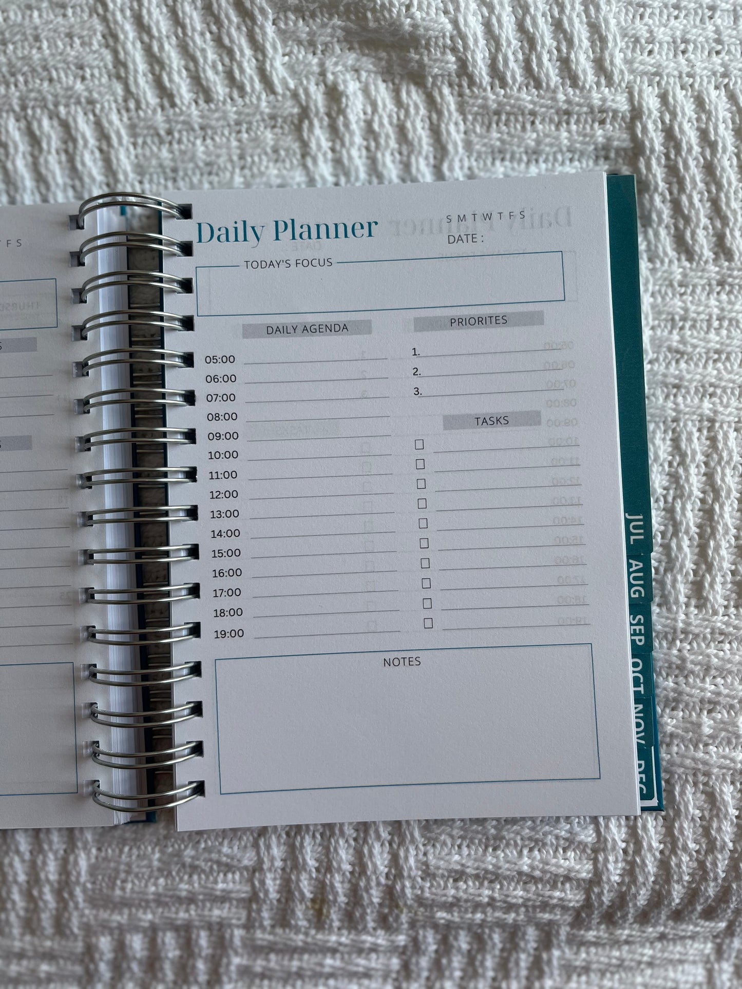 Personalised Women's 2026 Undated Diary (Multiple Colours)