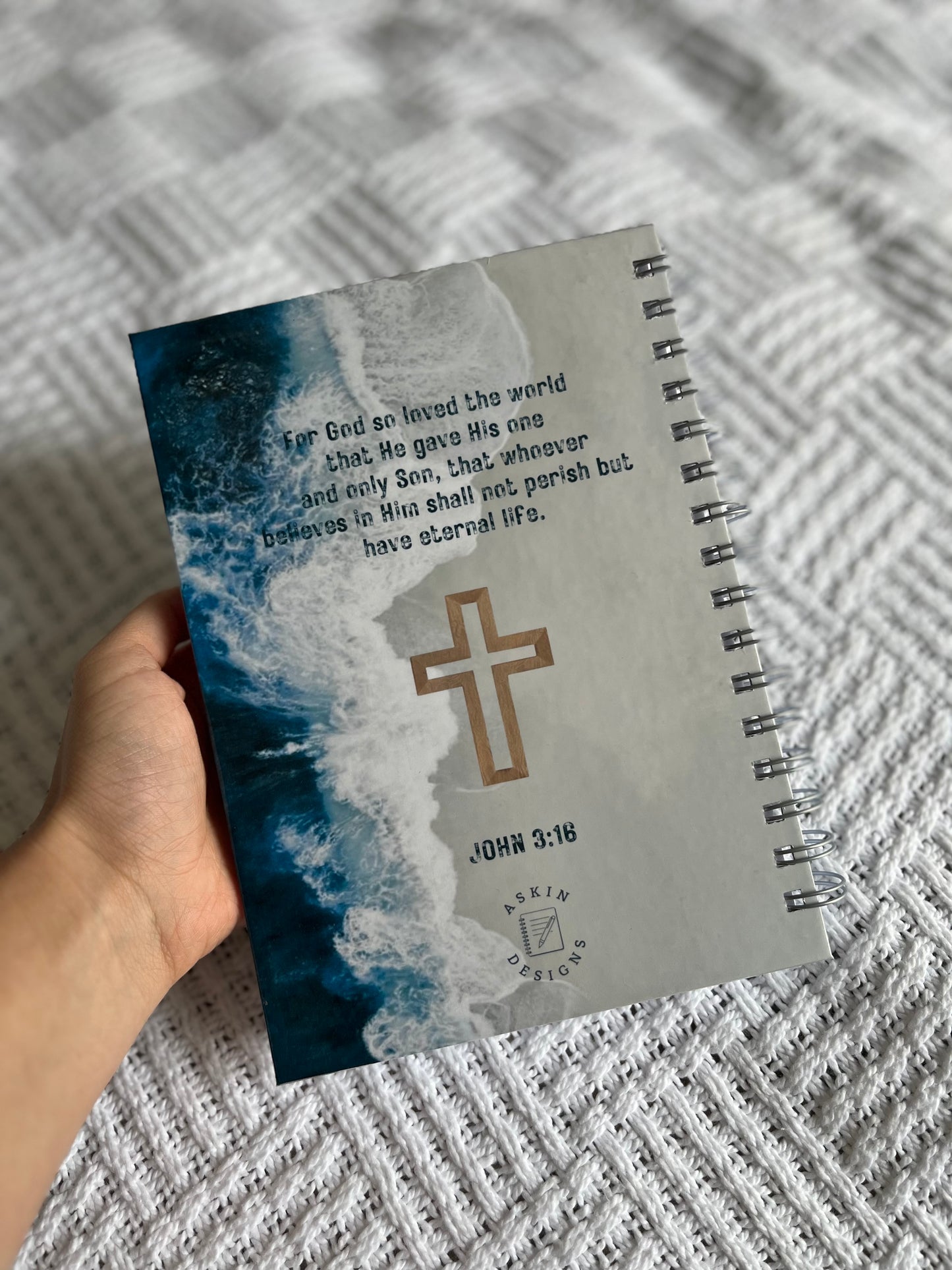 Personalised Ocean Bible Study Journal - SOAP Method