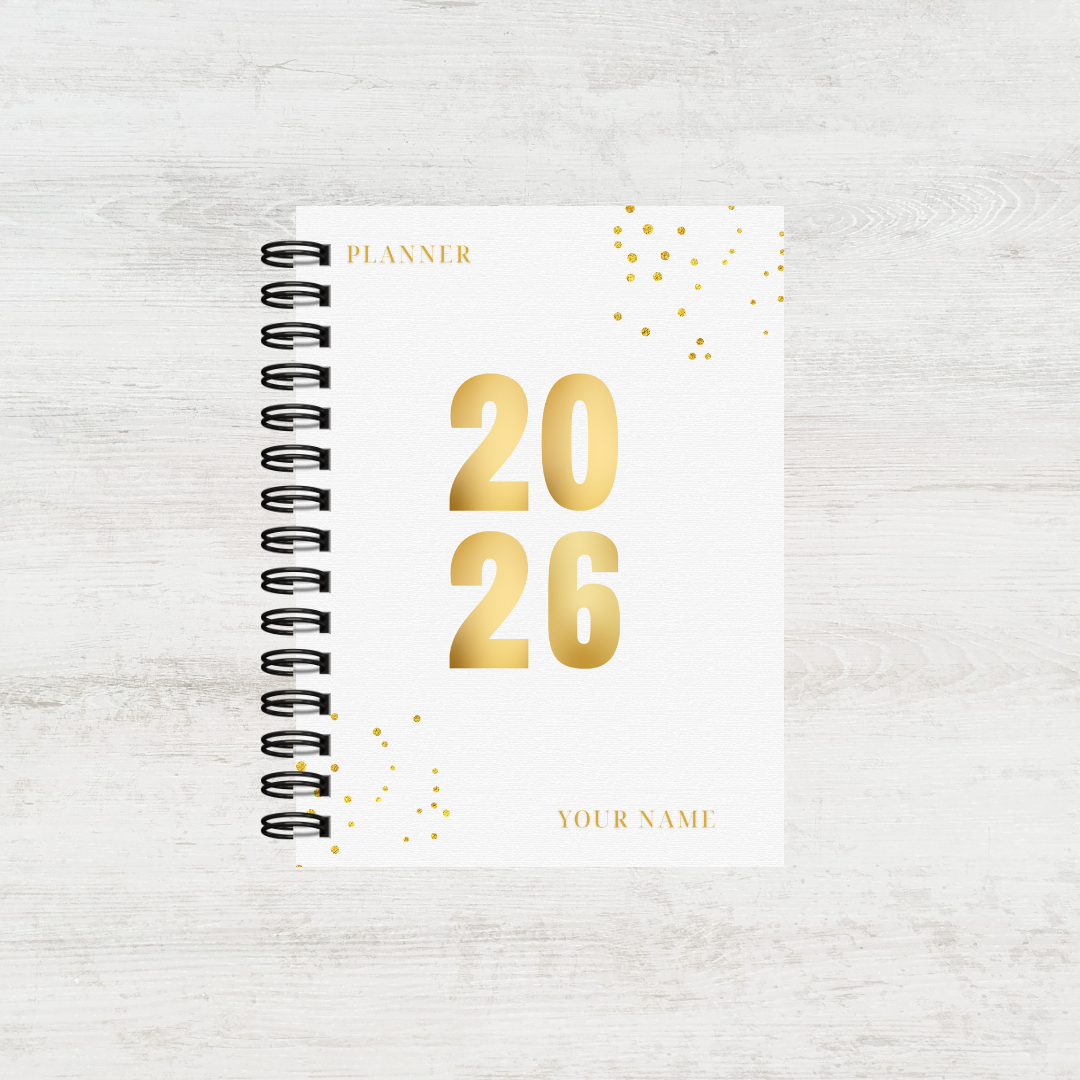 Personalised Women's 2026 Undated Diary (Multiple Colours)