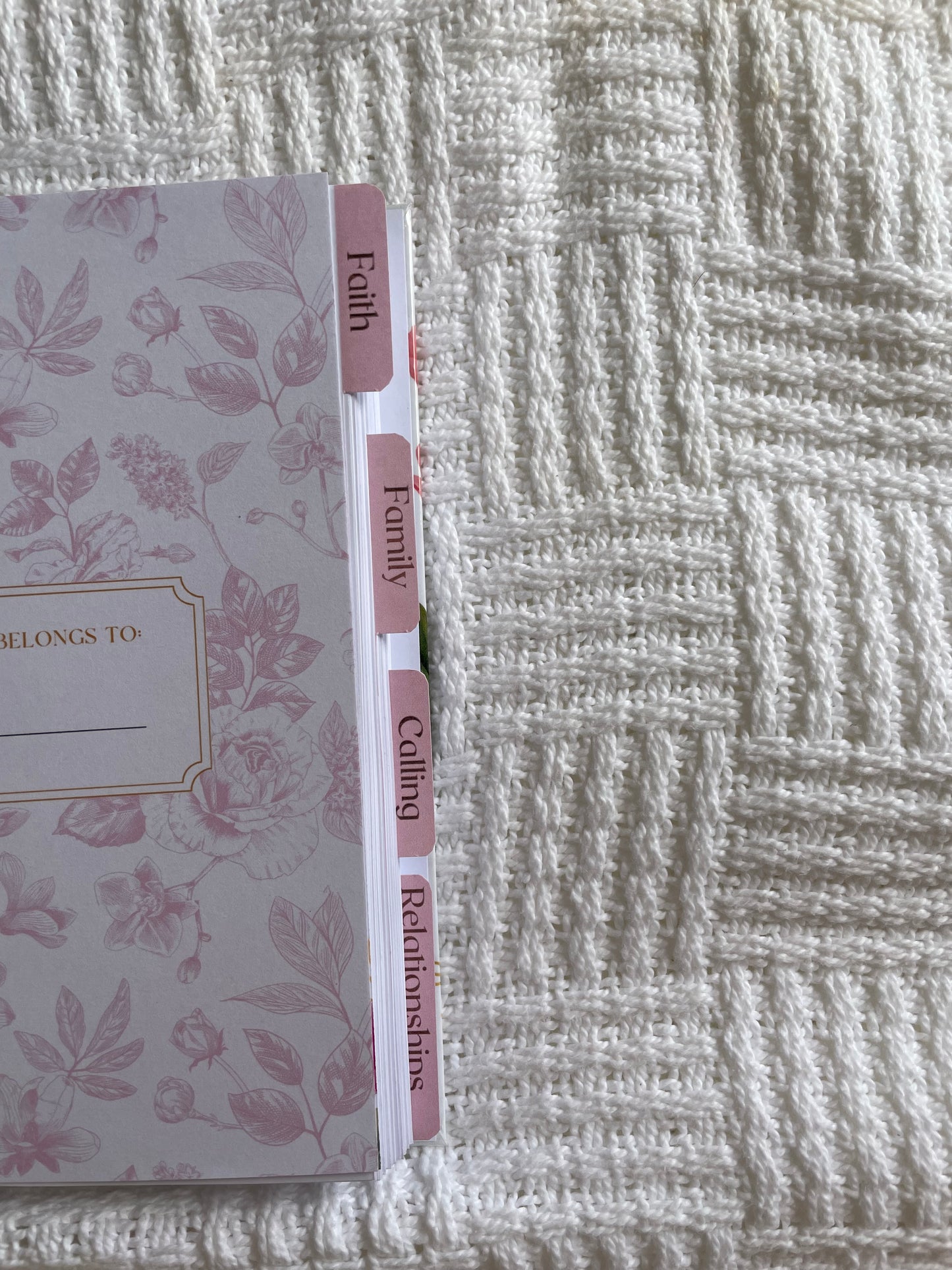 Personalised A5 Christian Prayer Journal with Bible verses for women--thoughtful gift idea