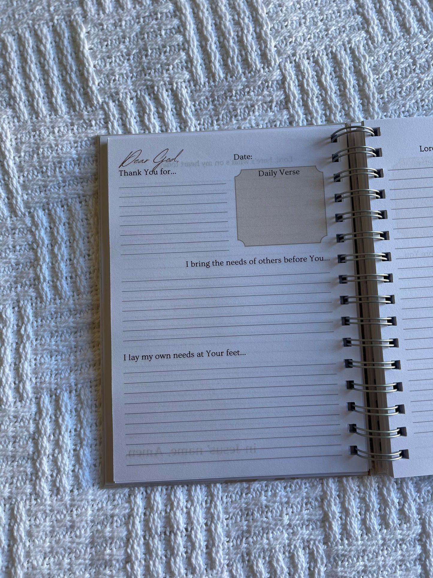 Personalised Brown Guided Prayer Journal