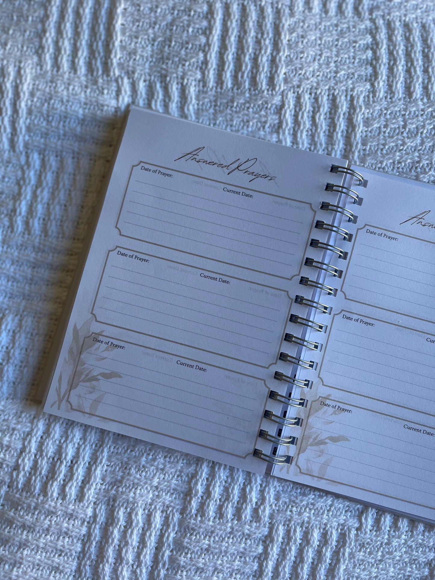 Personalised Brown Guided Prayer Journal