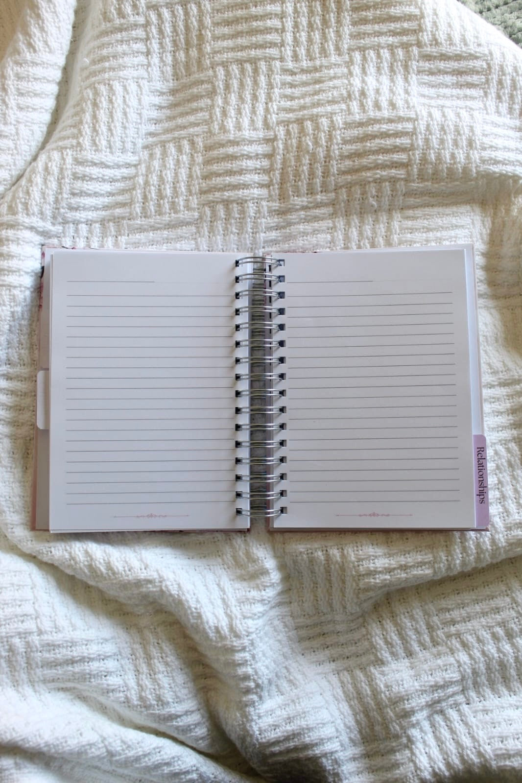 Cherry Blossom Pink Prayer Journal with Sections