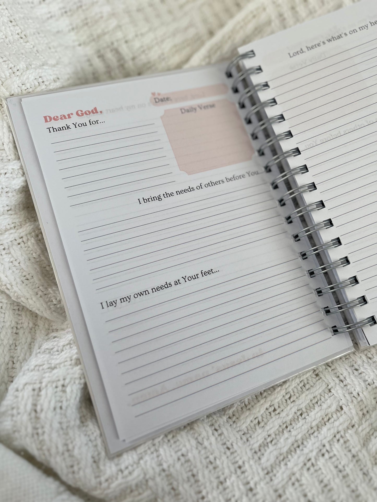 Personalised Guided Prayer Journal