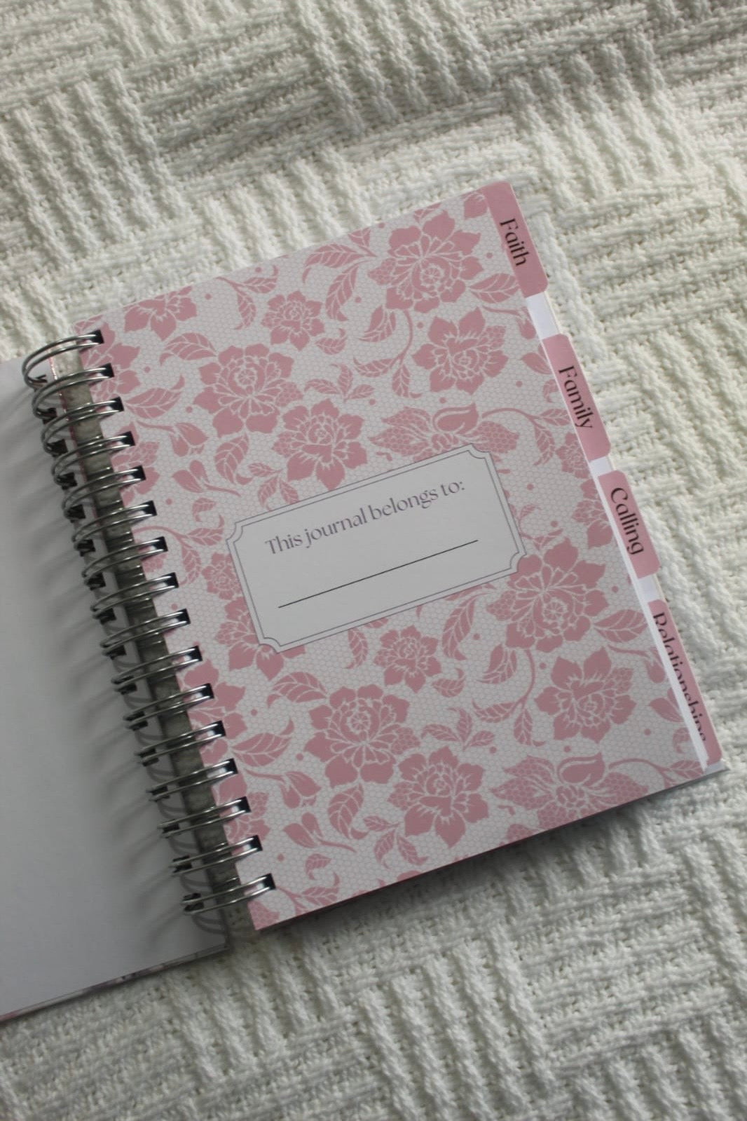 Personalised Christian prayer journal for women