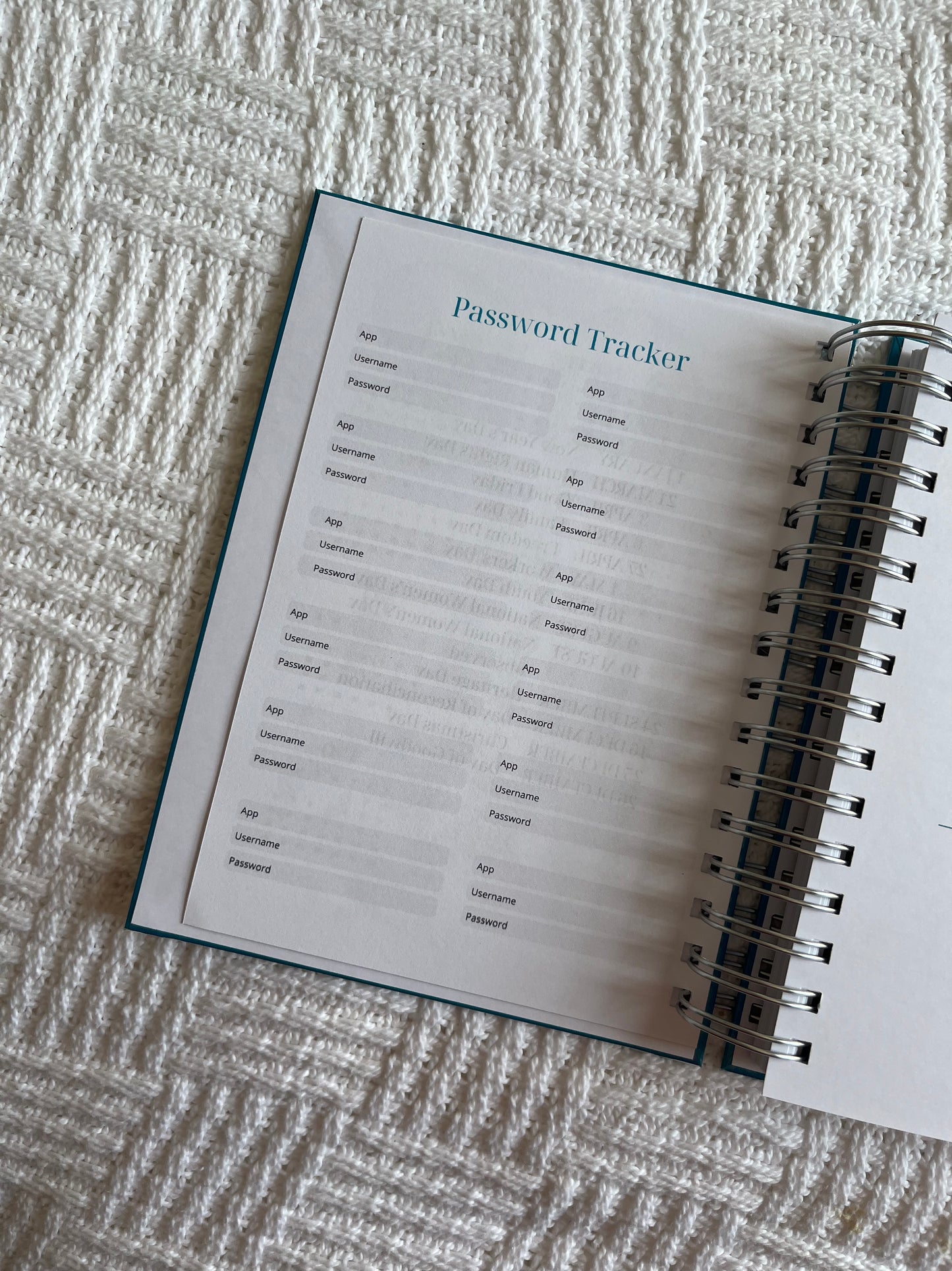 Personalised Women's 2026 Undated Diary (Multiple Colours)