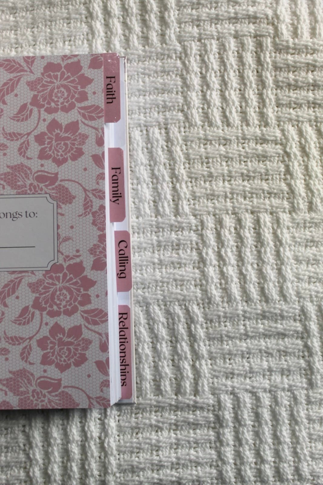 Personalised Christian prayer journal for women