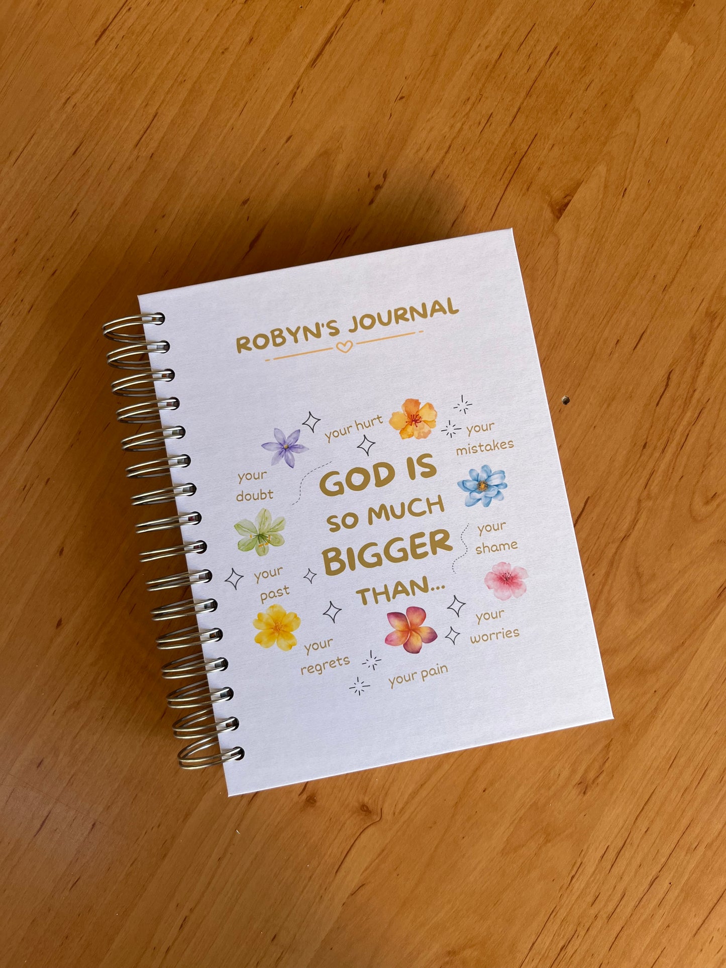 God is Bigger Prayer and Bible Study Journal in One