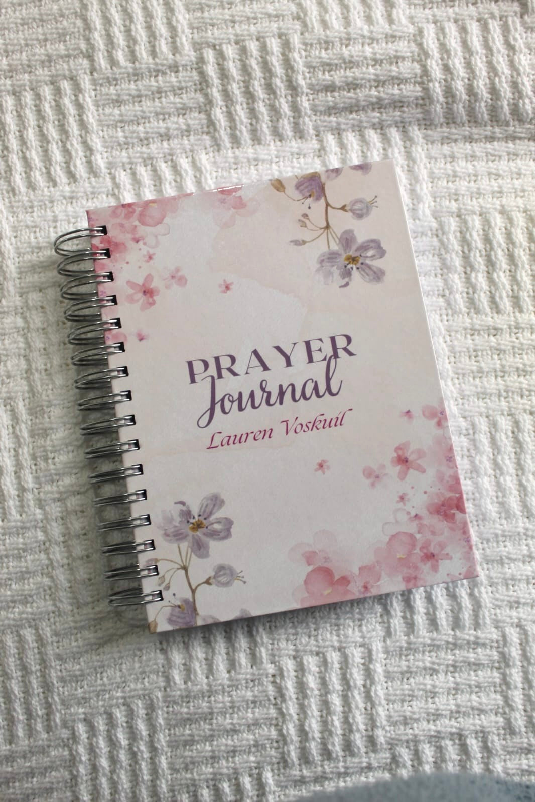 Personalised Christian prayer journal for women