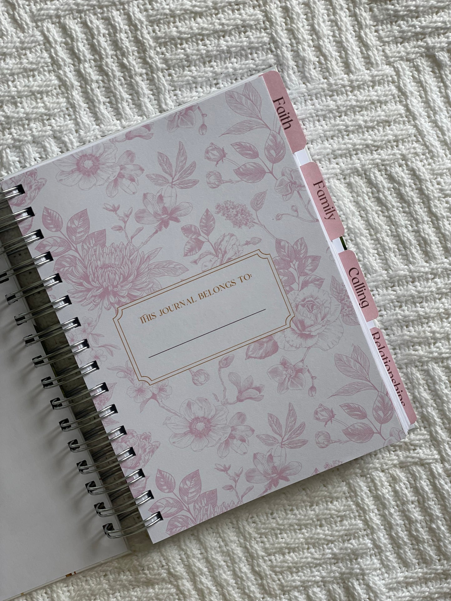 Personalised A5 Christian Prayer Journal with Bible verses for women--thoughtful gift idea