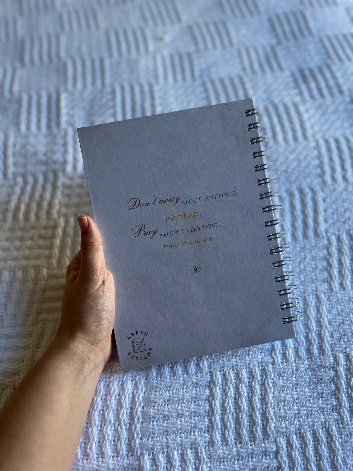 Personalised Brown Guided Prayer Journal