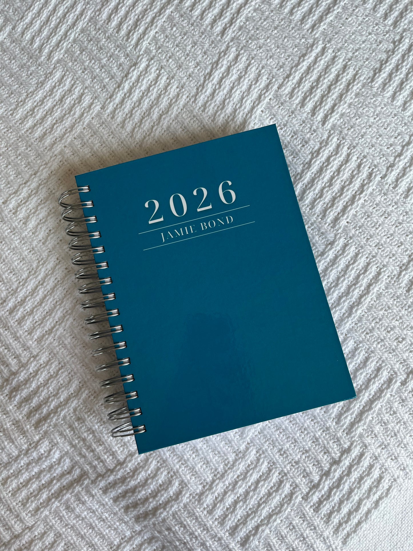 Personalised Women's 2026 Undated Diary (Multiple Colours)