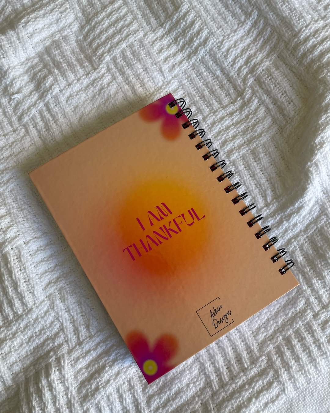 Personalised Gratitude Journal with daily and weekly reflections