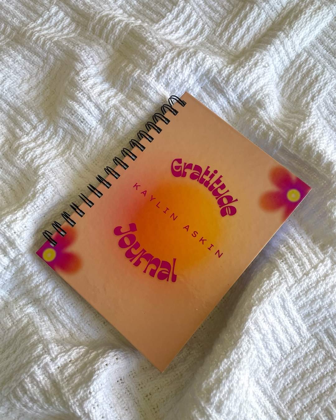 Personalised Gratitude Journal with daily and weekly reflections