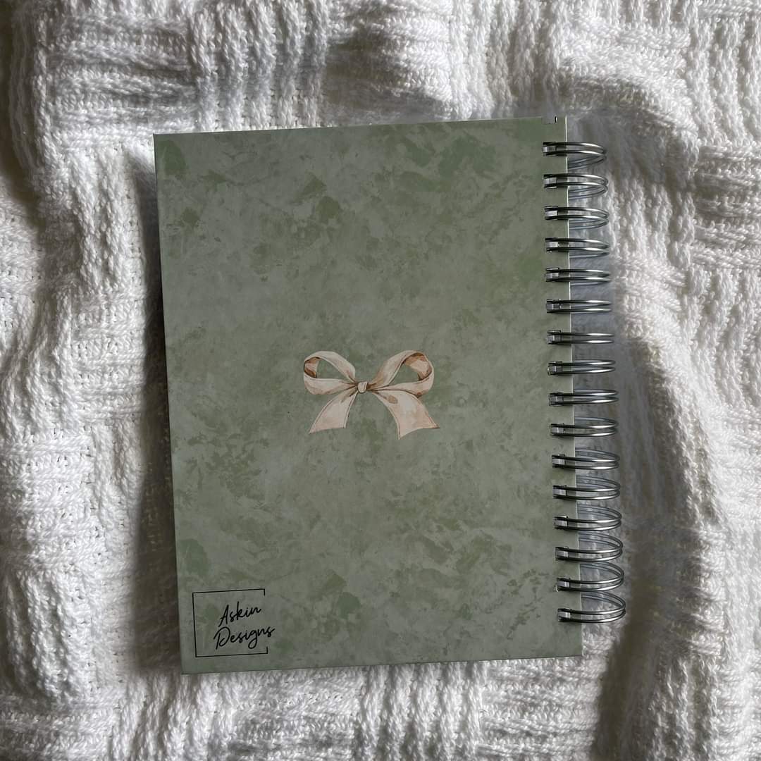 Green Prayer Journal with Sections