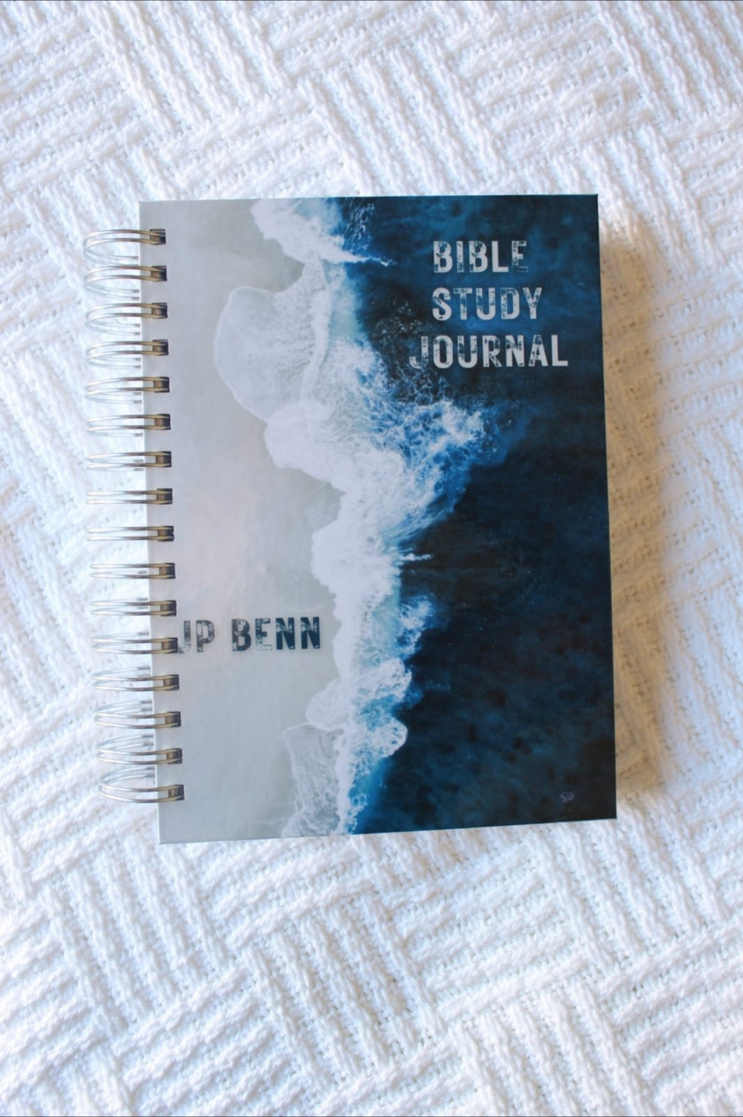 Personalised Christian Bible Study Journal with the SOAP method for men