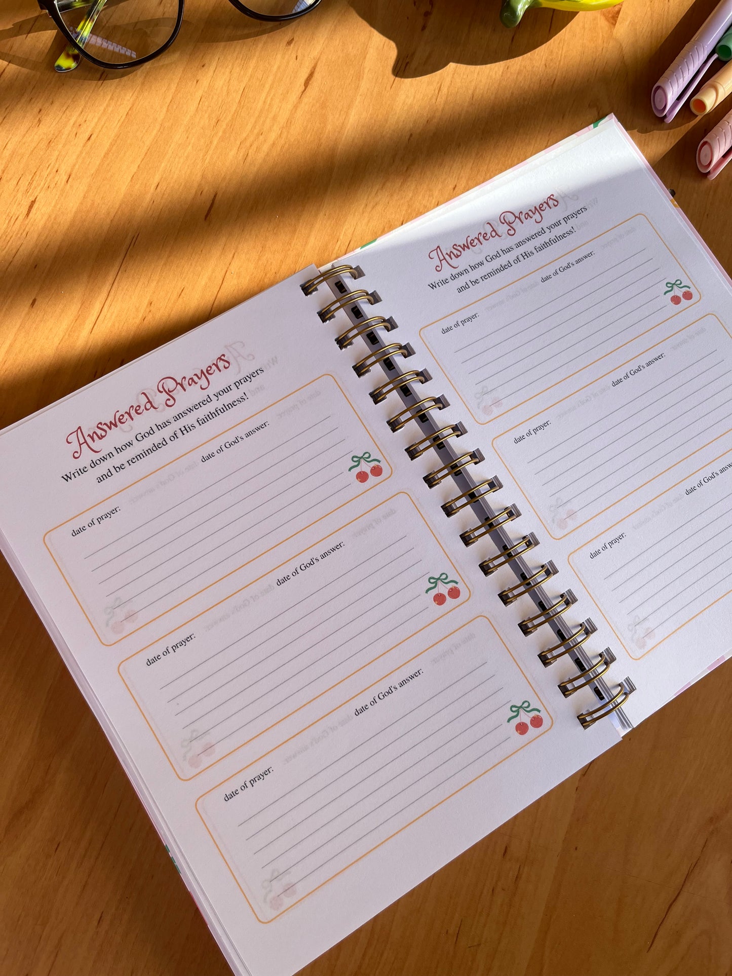 Cherry Teen Guided Prayer Journal