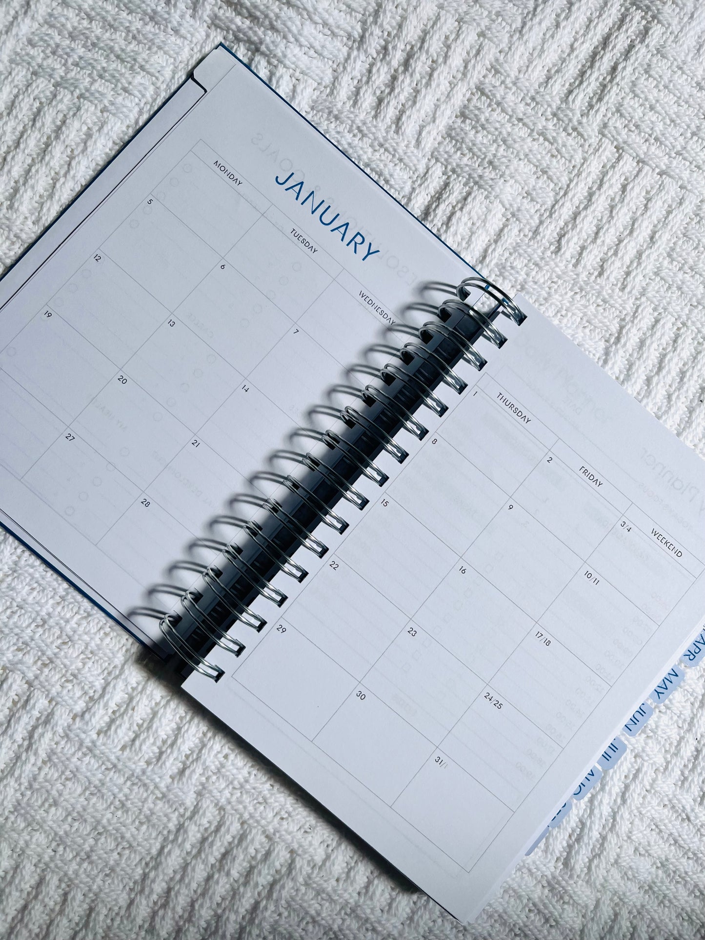 Personalised Men's 2026 Undated Diary (Multiple Colours)