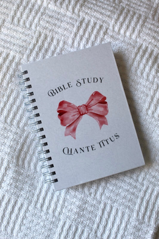 Personalised Christian Bible study journal with SOAP Method, for women