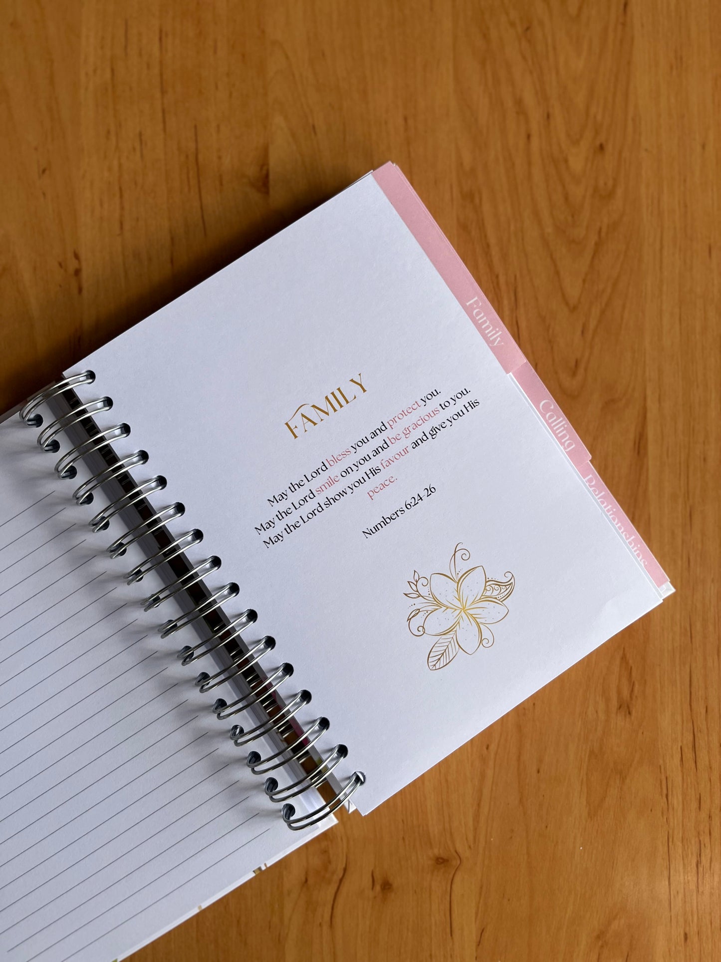 Pink and Gold Life Prayer Journal