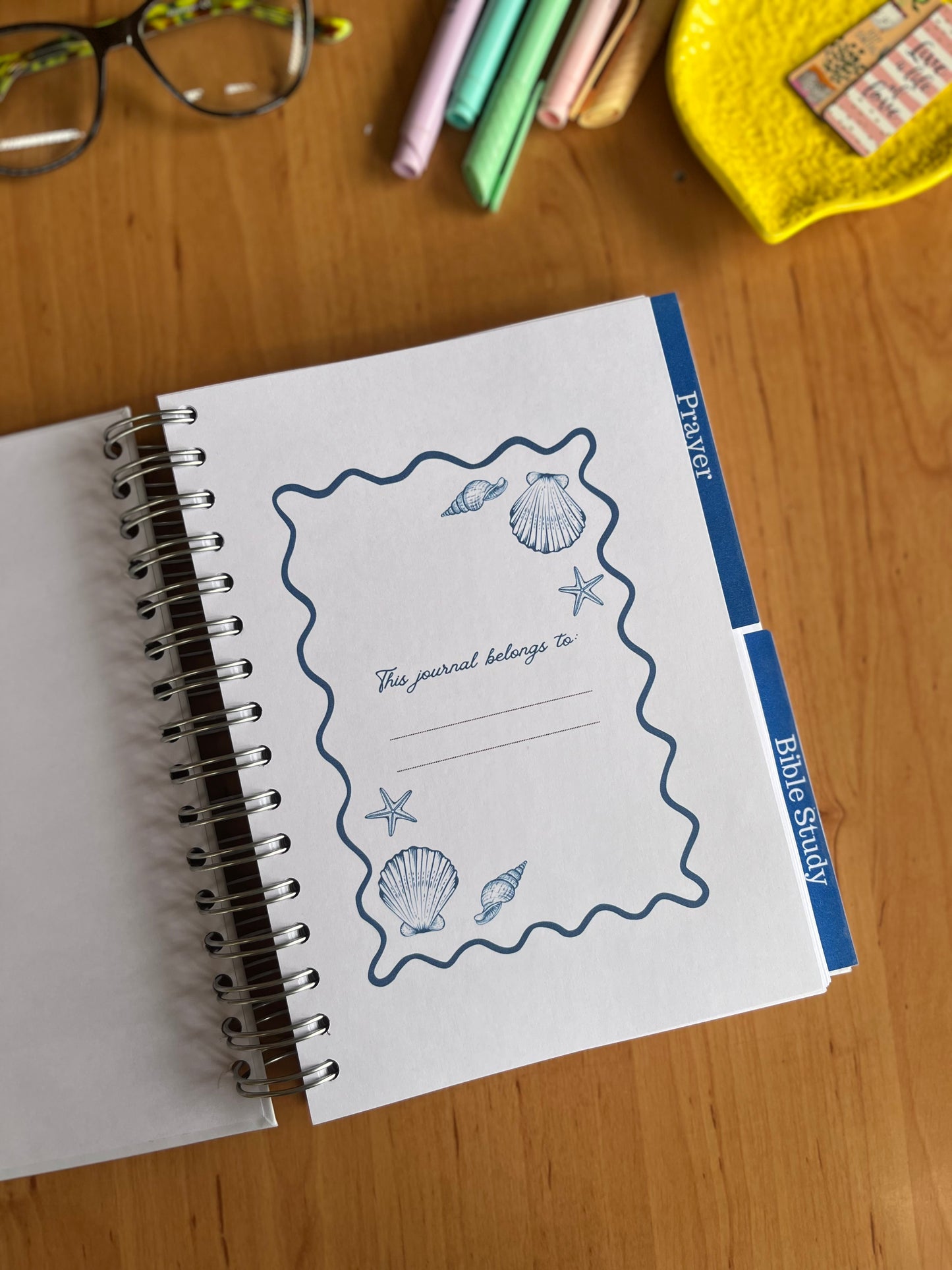 Deep Waters Prayer & Bible Study Journal in One