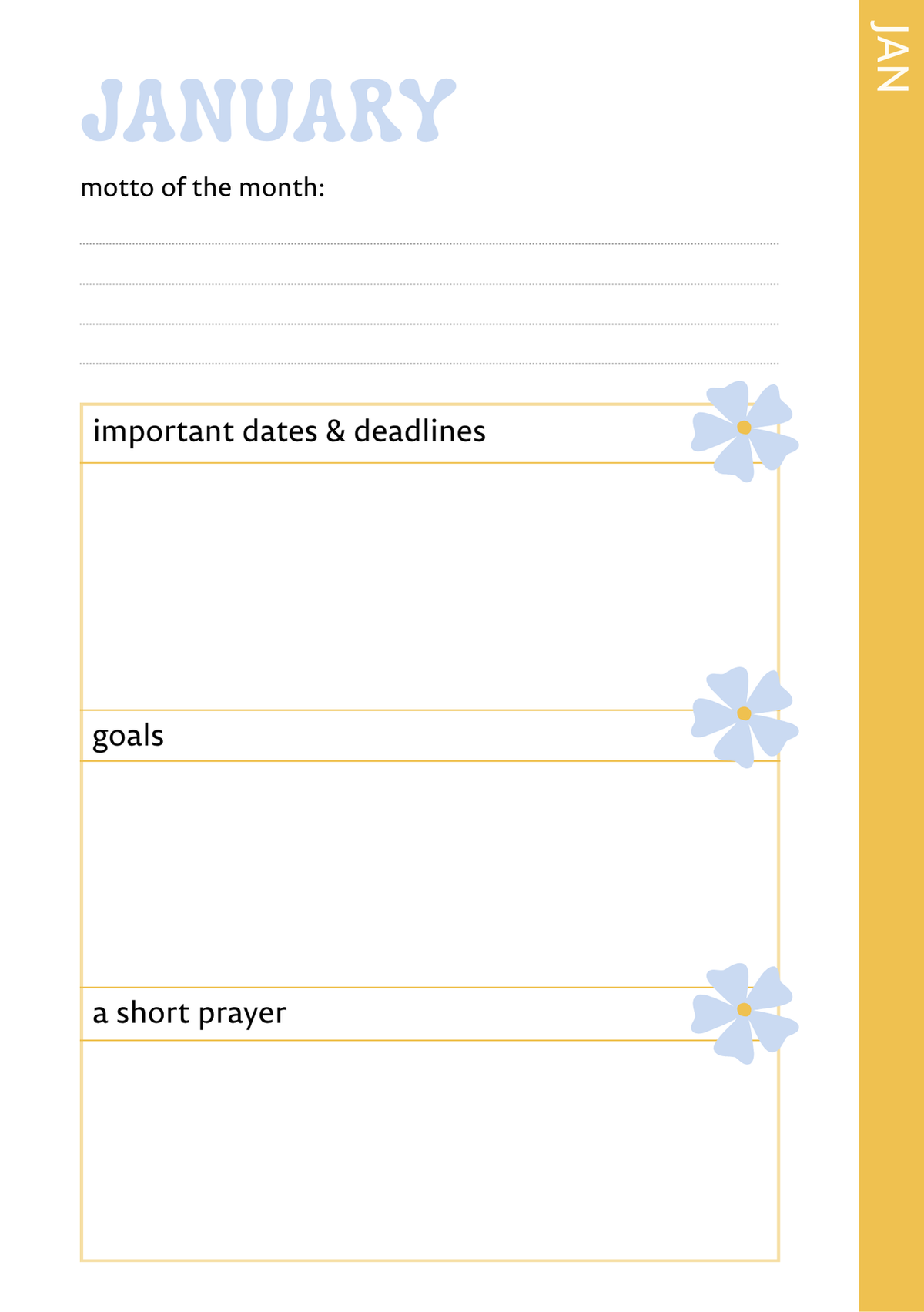 Bloom Varsity Academic Planner