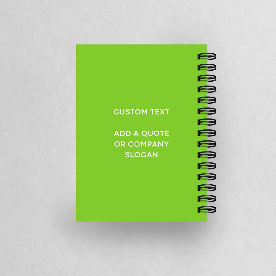 Branded Solid Colour A5 Notebook in Bulk | Optional Personalisation