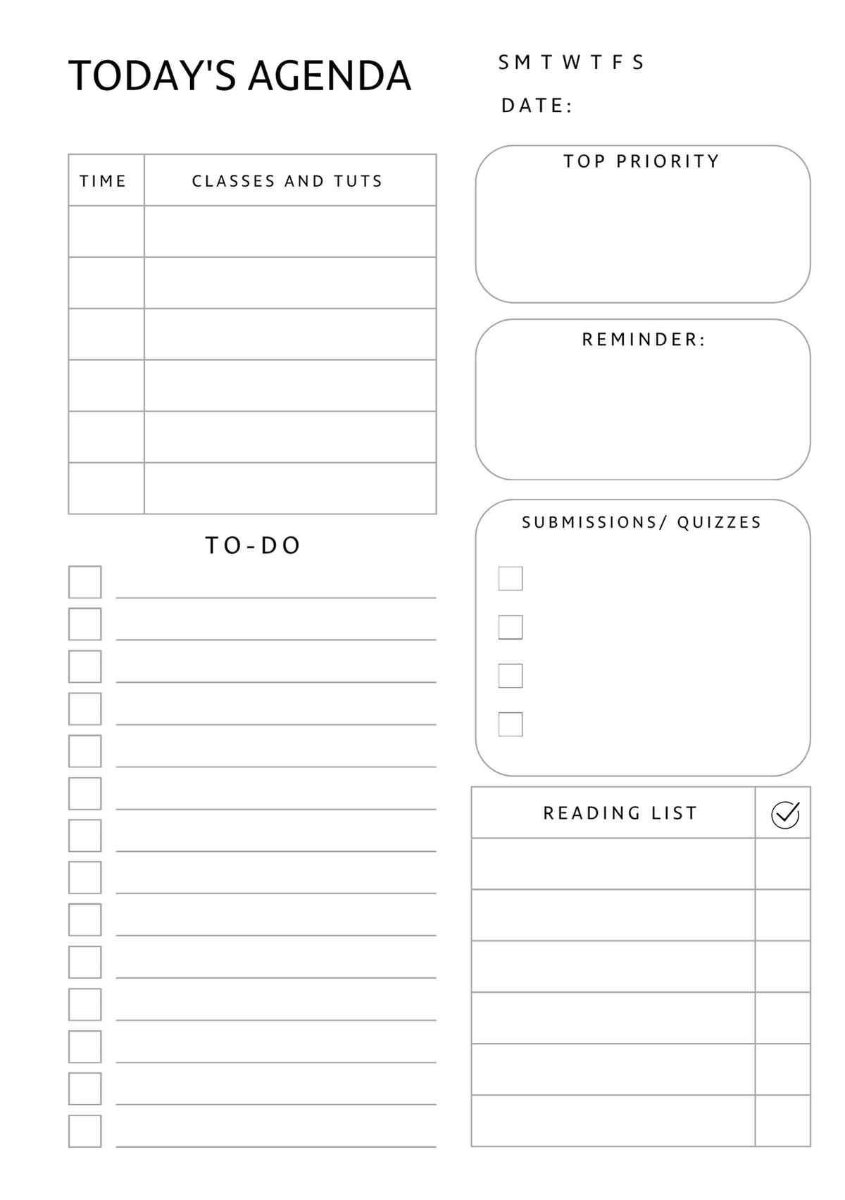 Strawberry Matcha Varsity Academic Planner